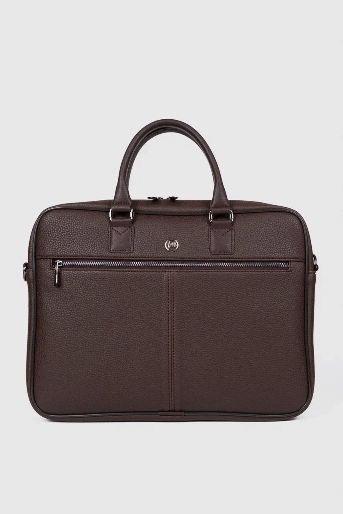 MORCA-13"-14.6" Inch Unisex Laptop and Briefcase - Brown 1