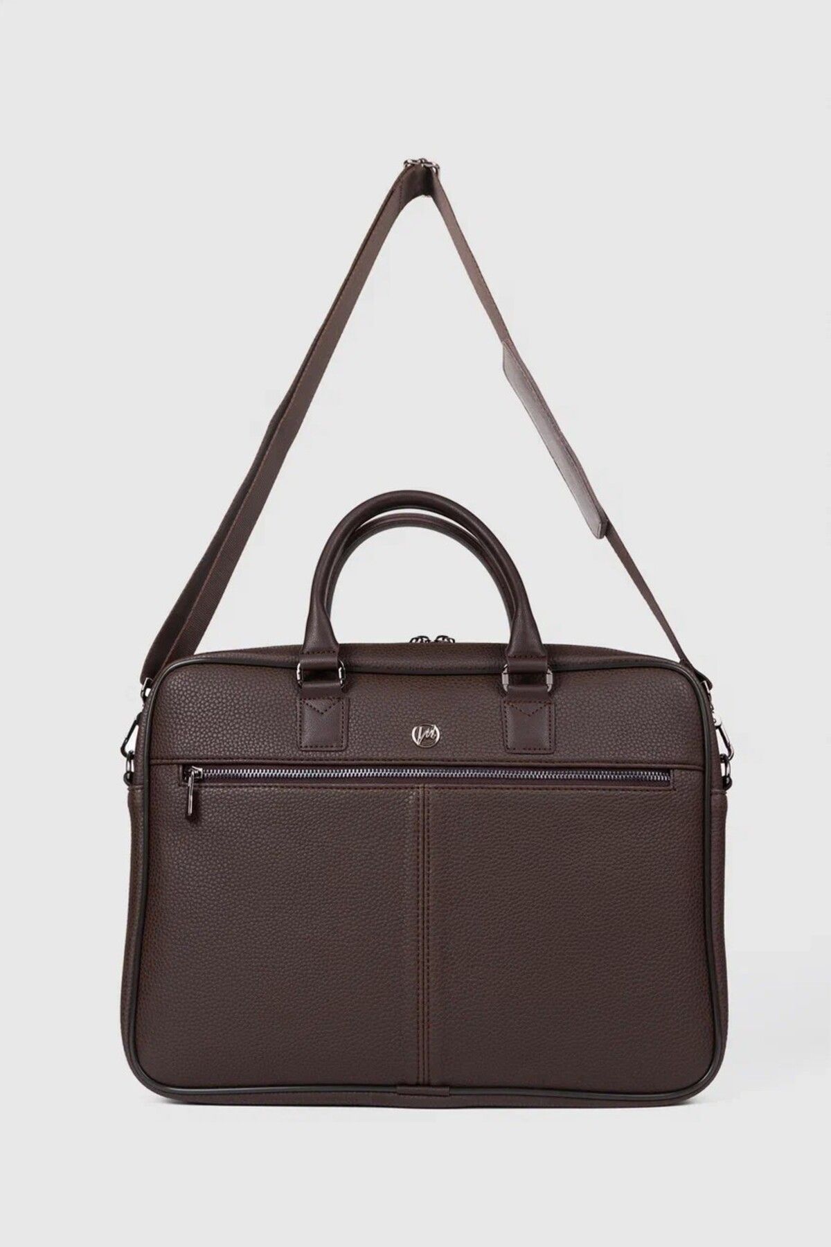 MORCA-13"-14.6" Inch Unisex Laptop and Briefcase - Brown 5