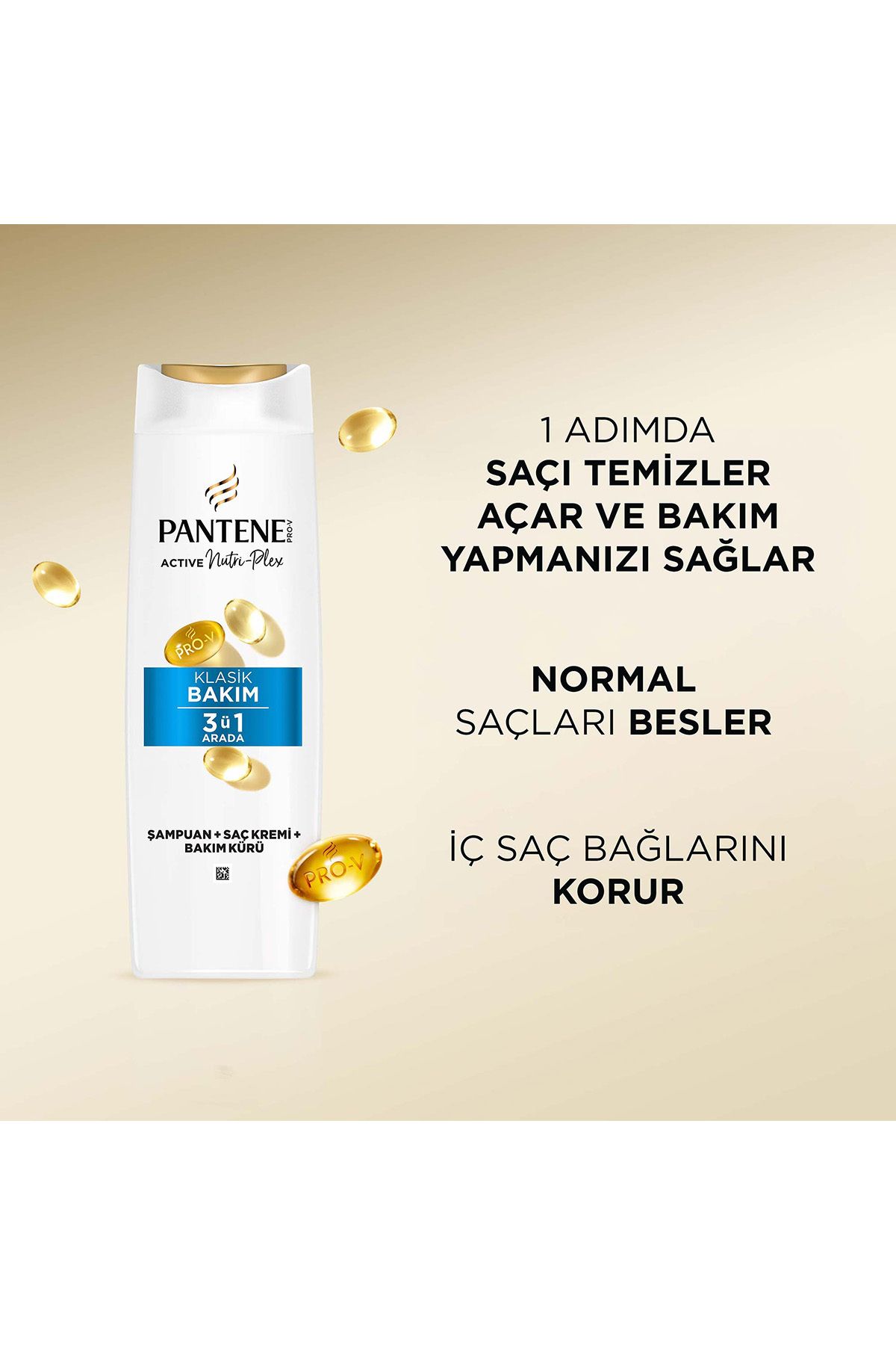 Pantene-Basic Care 3 in 1 Shampoo 400ml 5