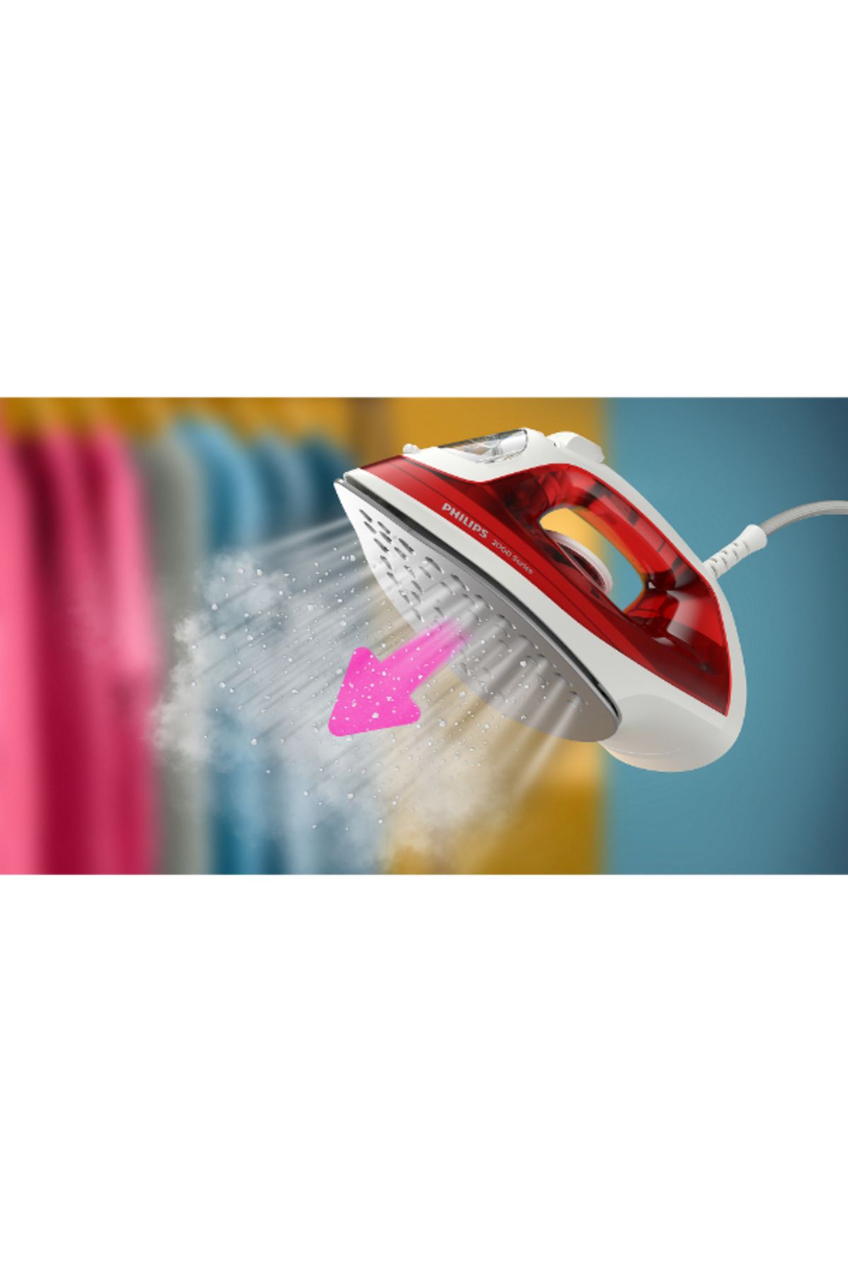 Philips-2000 Series 2000W Steam Iron 250ml 5