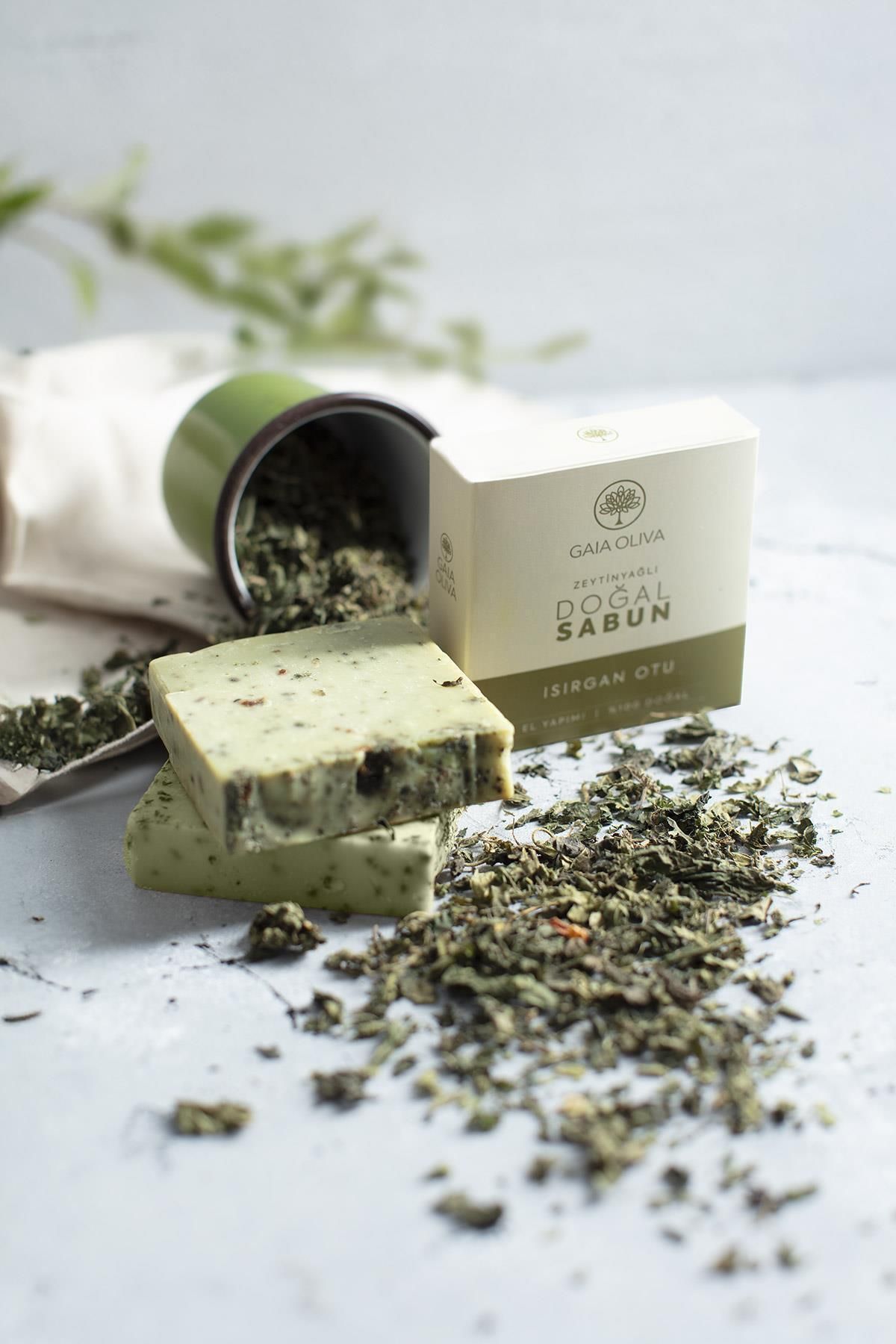 Gaia Oliva-Handmade Natural Soap with Nettle and Olive Oil 3