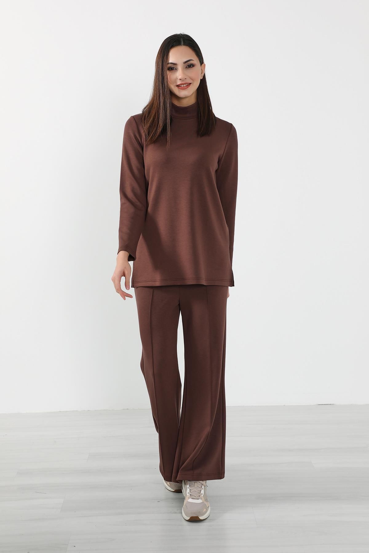 Aisha's Design-Relaxed Fit Basic Tracksuit Set - Tk-14 7