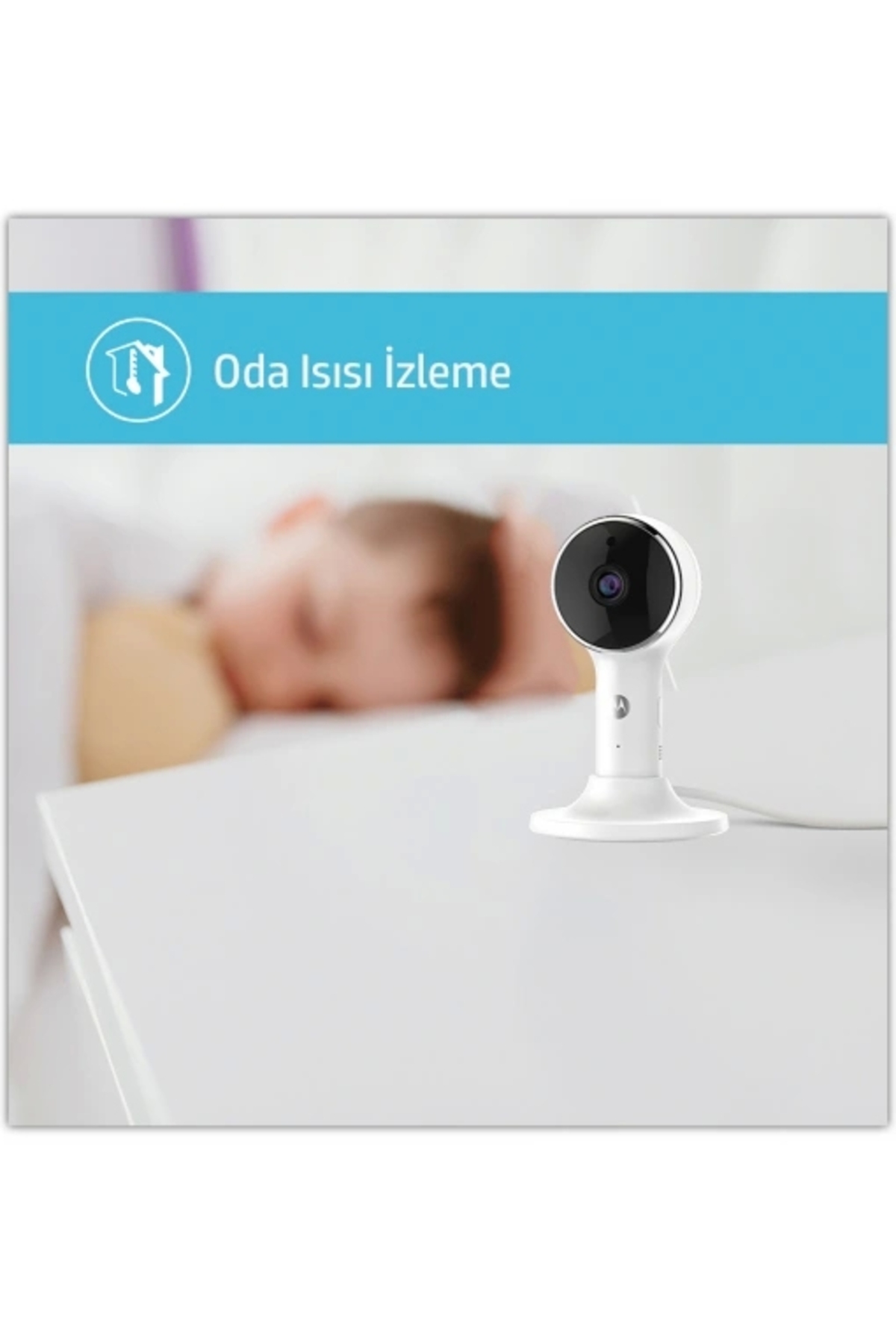 Genel Markalar Nessiworld Motorola WM-LUX64 Wifi Connect 4.3 FHD LCD Dijital Bebek Kamerası fotoğrafı 3 (önizleme)