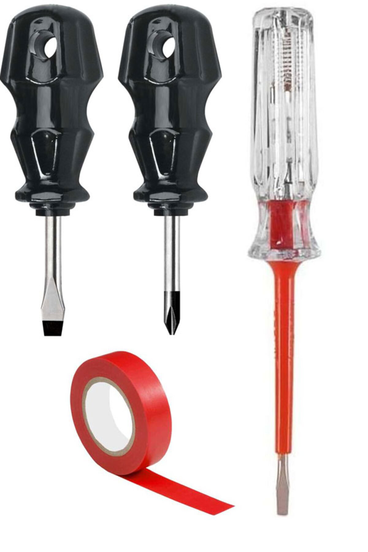 SİHİRLİ AYAKLAR 2 Adet Ucu Mıknatıslı Düz ve Yıldız Topaç Tornavida 1 adet Kontrol Kalemi 1 adet Elektrik Bandı