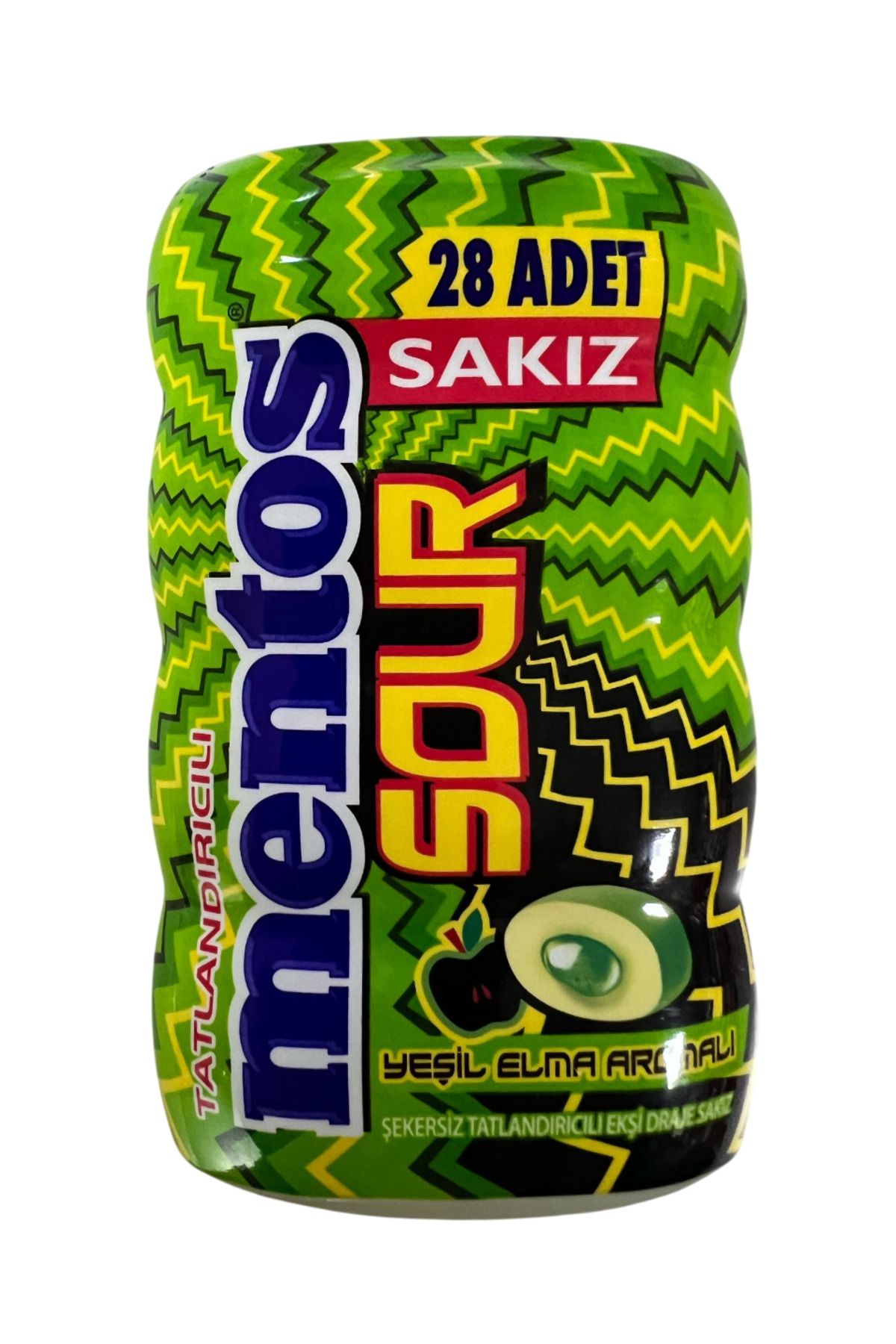 Mentos Sakız Sour Elmalı 56 Gr