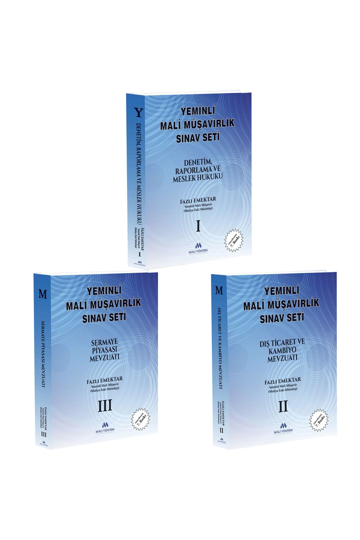 Mali Yöntem YEMİNLİ MALİ MÜŞAVİRLİK SINAV SETİ 3 KİTAP FULL SET
