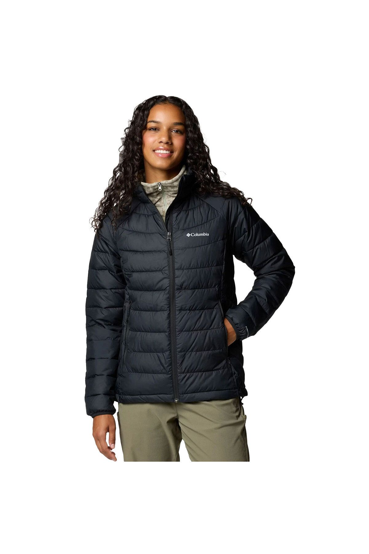 Columbia-Powder Lite Ii Women's Black Outdoor Coat Wk4391-010 1