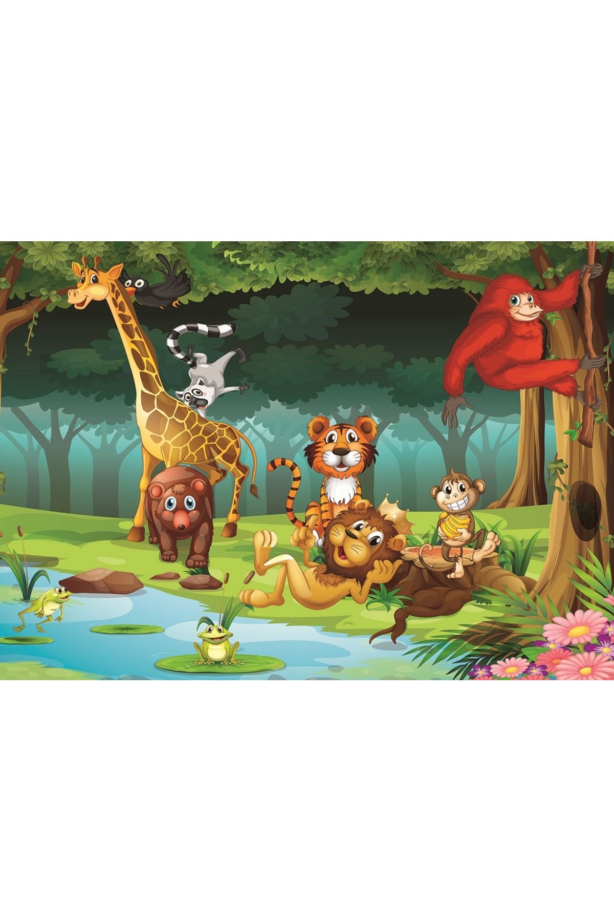 Art Puzzle-Underwater and Forest Animals 2-Piece 24 35 Piece Puzzle 3