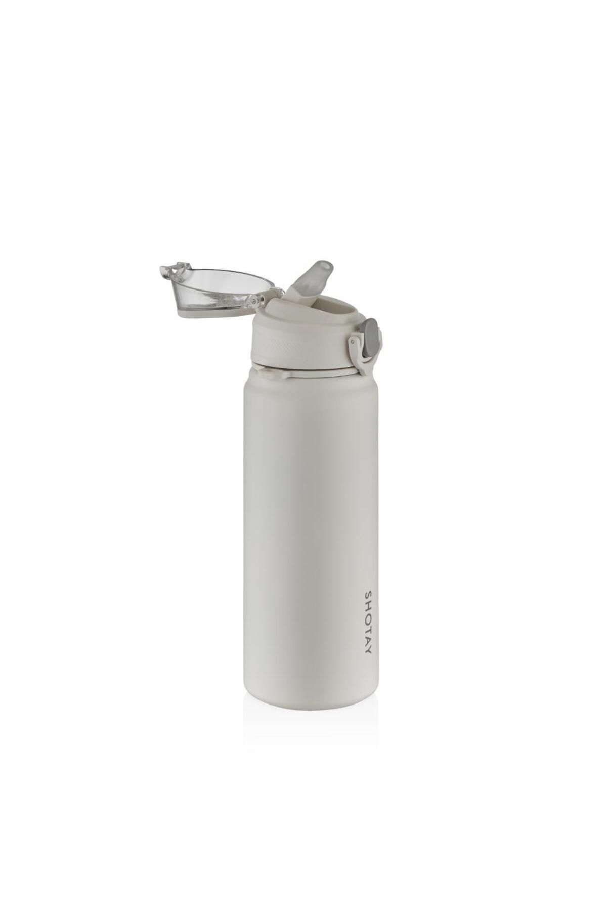 Shotay-White Steel Thermos 750ml Flask 2