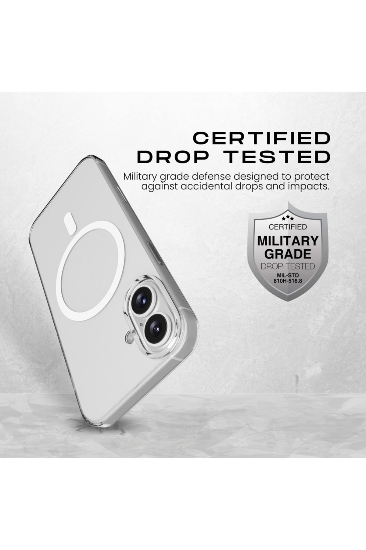 HYPHEN-حافظة LUCD Crystal Clear MagSafe - iPhone 16 Plus 4