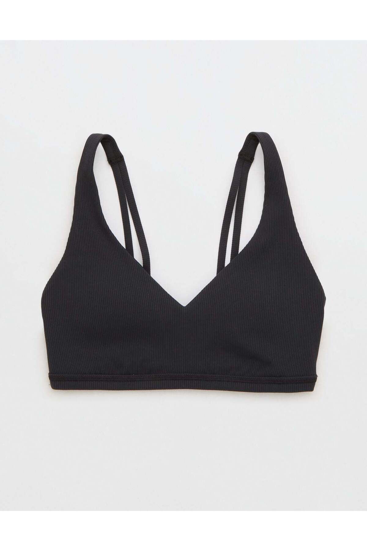 AMERICAN EAGLE-OFFLINE By Aerie Ribbed Plunge Sports Bra 4