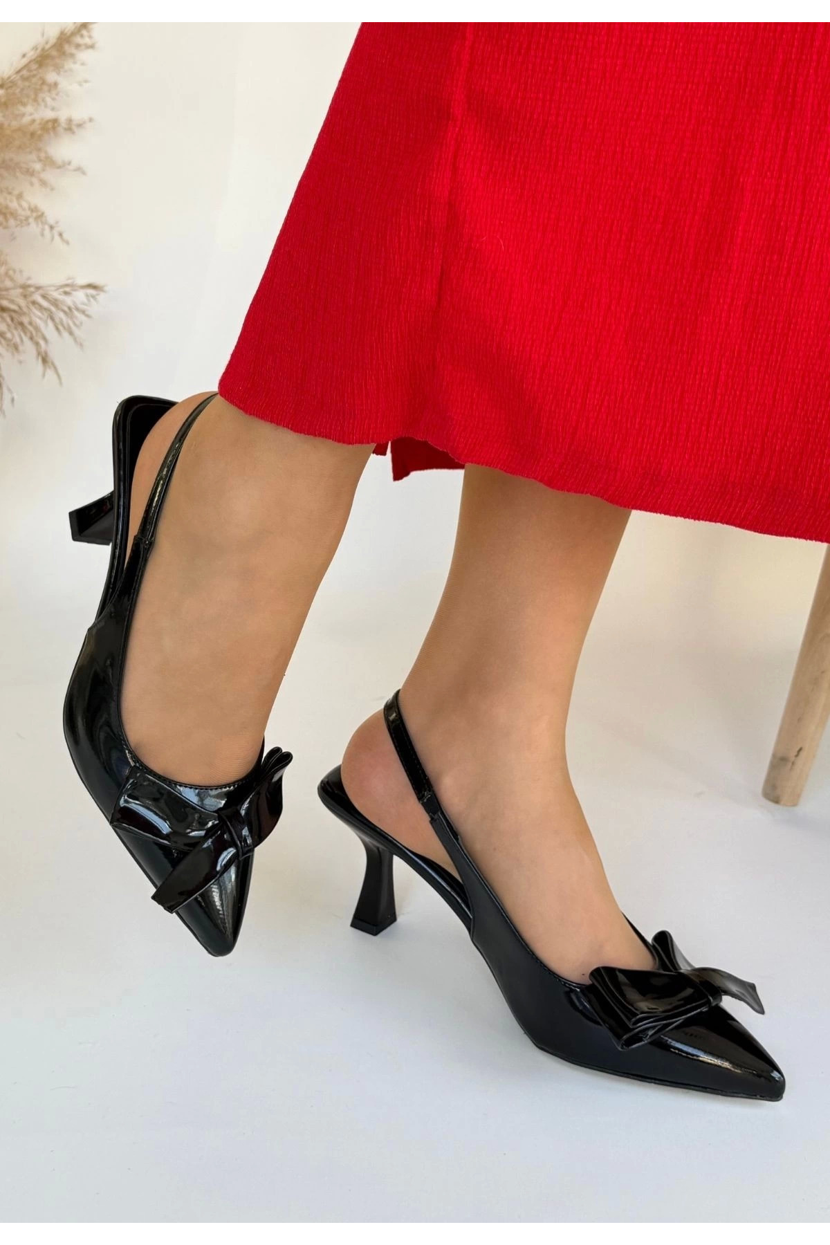 Skygo-Josen Black Patent Leather High Heels 2