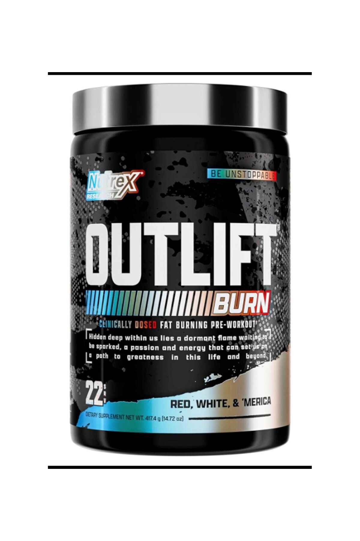 Nutrex Outlift Burn Clinically Dosed Fat Burning PreWorkout