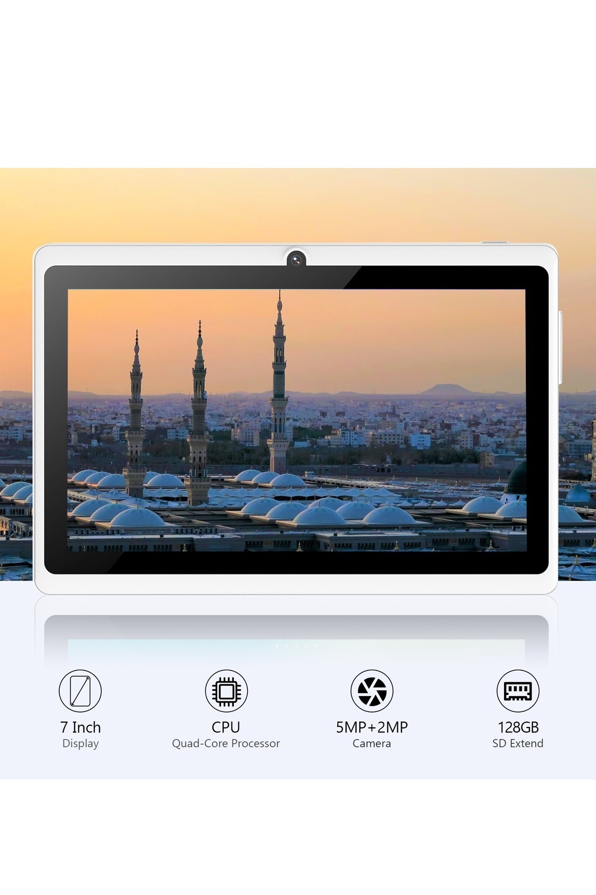 تابلت M20 واي فاي للأطفال، شاشة 7 بوصة، 3 جيجا رام...