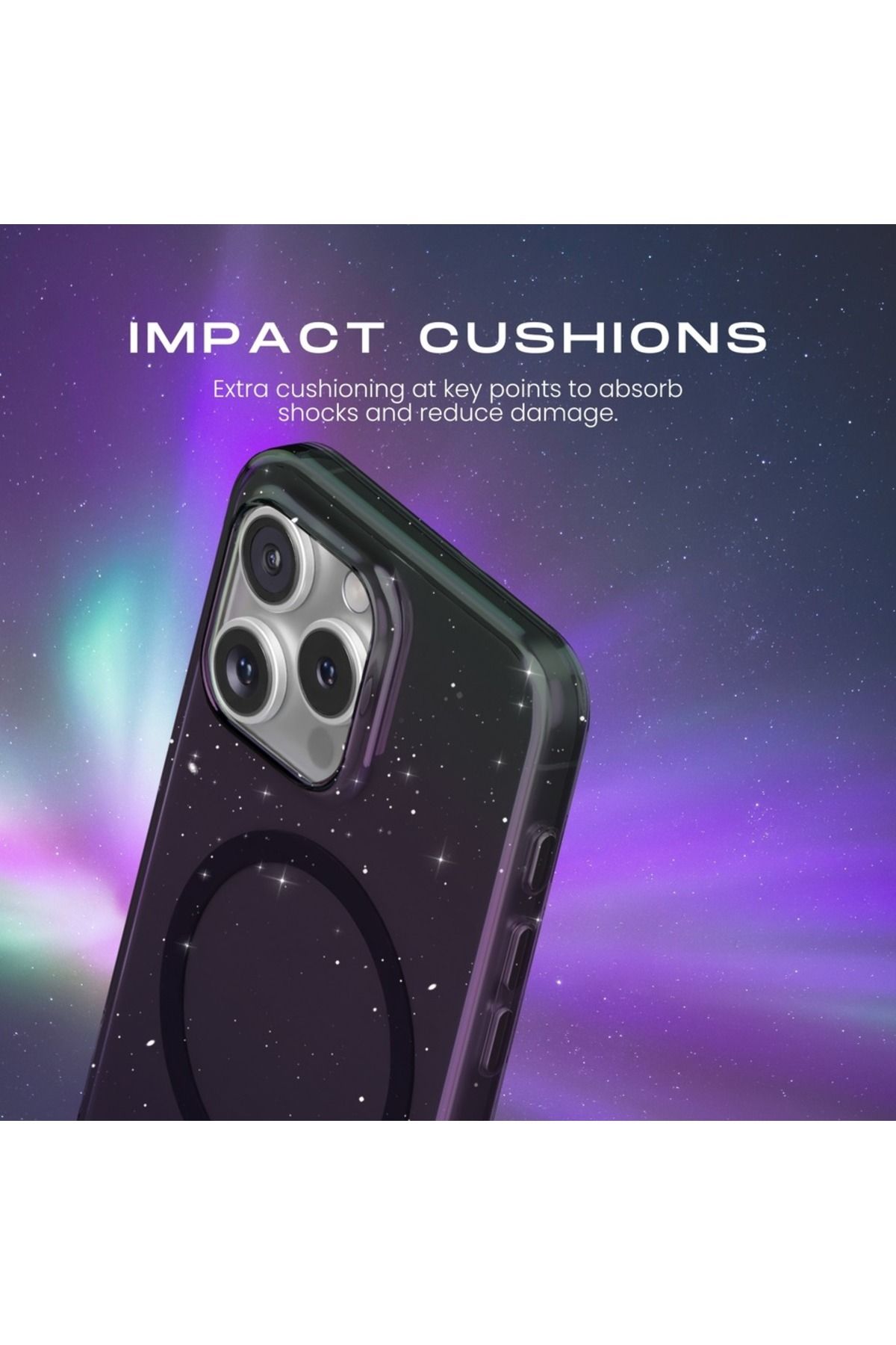 HYPHEN-IRIS MagSafe Glitter Case - iPhone 16 Pro Max 8