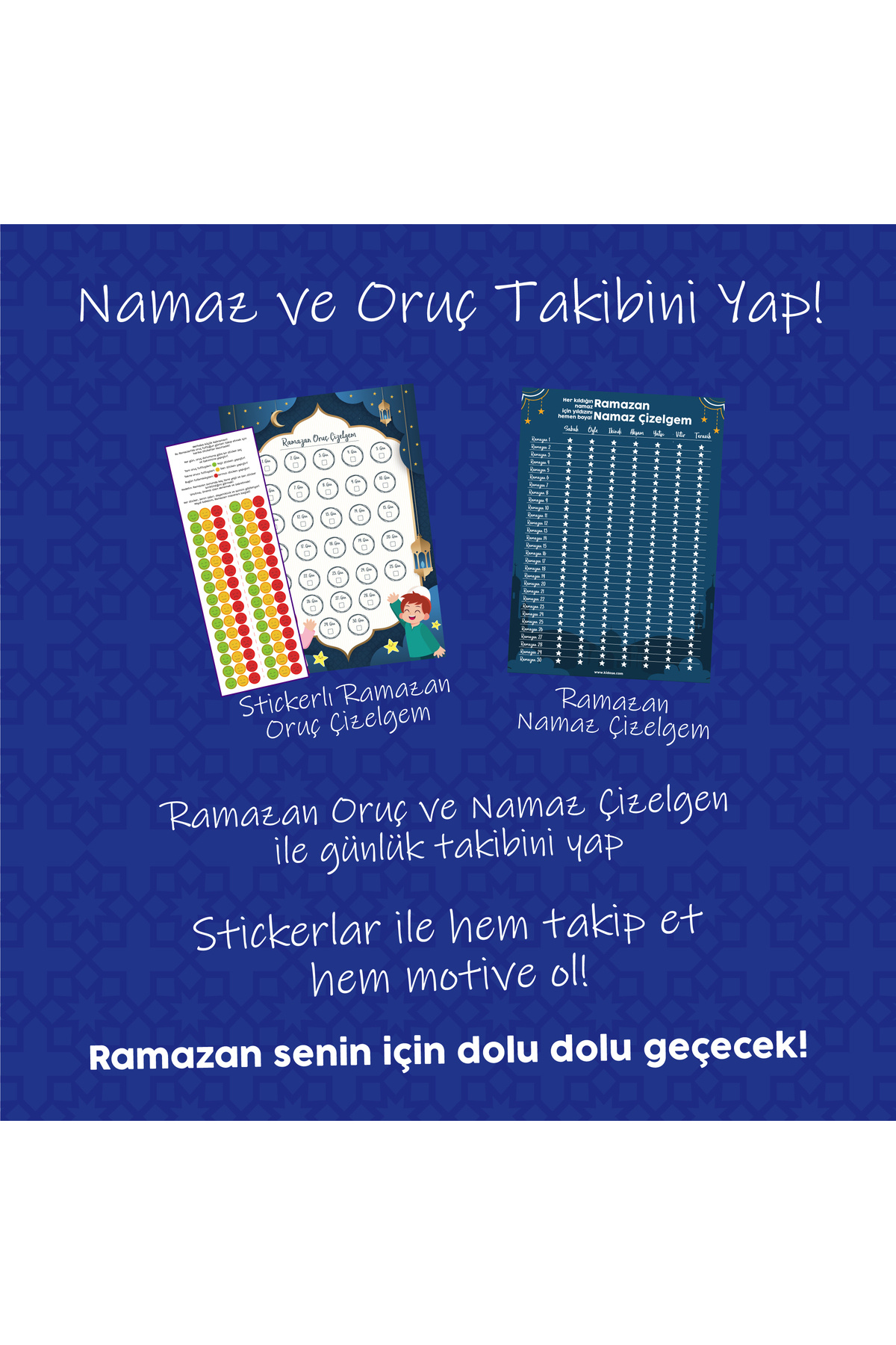 جعبه‌ی آموزشی رمضانی کیدوز – کیت رمضانی – ست رمضانی برای کودکان