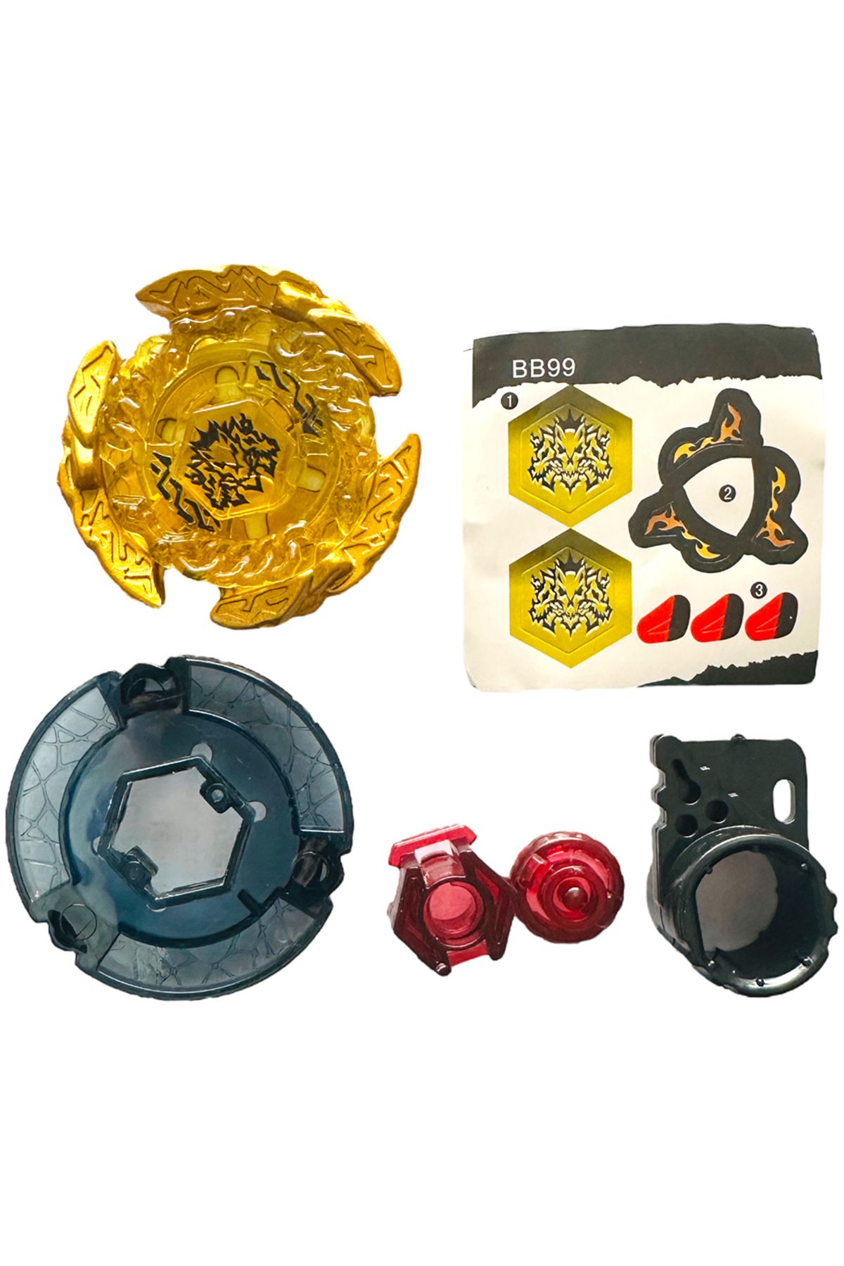 BEYBLADE-Rapidity Bb-99 Metal Fusion 4d System Hades Kerbecs (WITHOUT EFFIRATOR) - Bb99 (WITHOUT FIRATOR) 2