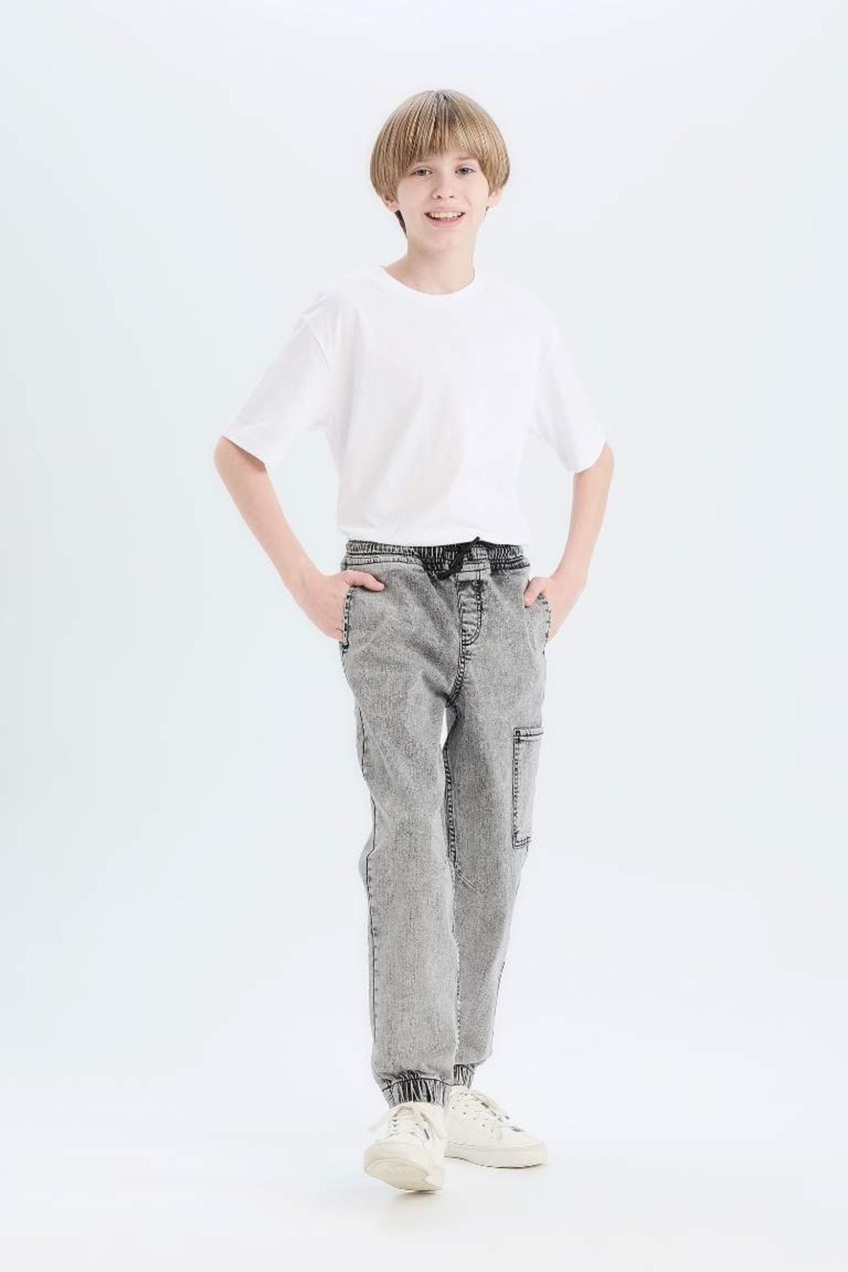 Erkek Çocuk Jean Pantolon D6554a8/nm18 Lt.grey