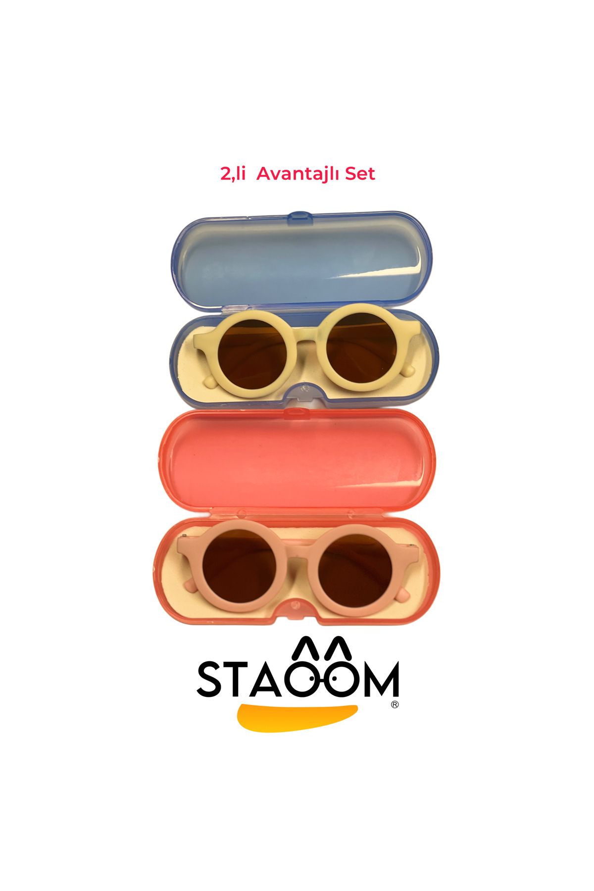 STAOOM-Kids Sunglasses Set for Baby, Girls and Boys 1