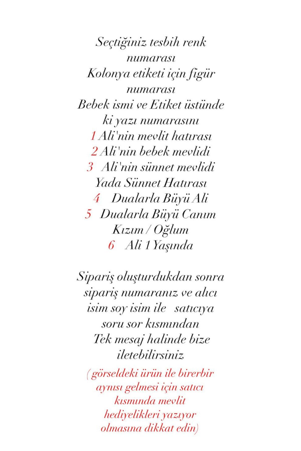 İnci Kişiye Özel İsimli Plastik İnci Boncuk Tesbih İle Kolonya Seti 20 adet fotoğrafı 3 (önizleme)