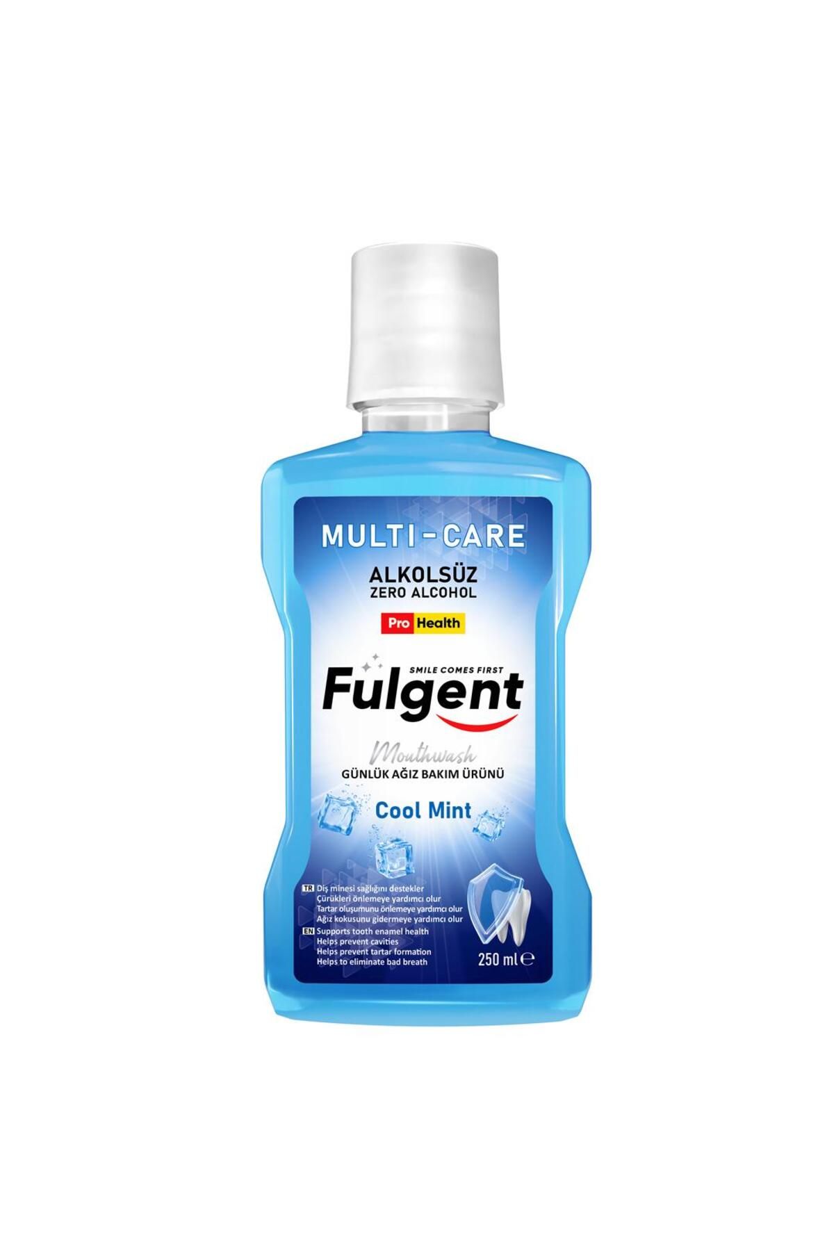 FULGENT MOUTHWASH ALKOLSÜZ AĞIZ ÇALKALAMA SUYU - COOL MINT 250 ML