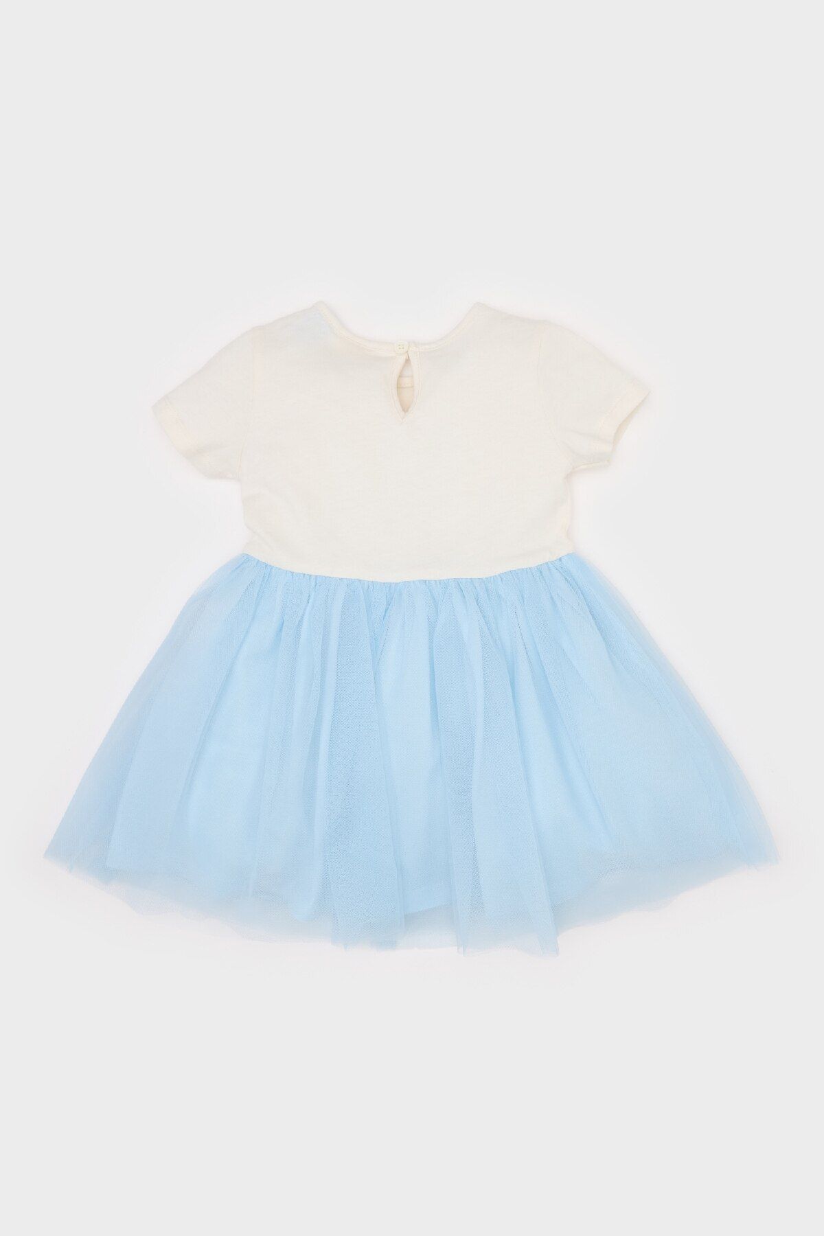 DeFacto-Baby Girl Frozen Short Sleeve Tutu Tulle Dress E4874A525Sm 4