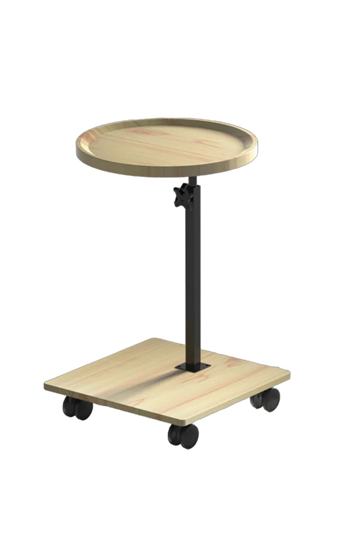 sharpdo-Nordic Retro Sofa Lifting Side Table, Movable Living Room Corner Sofa Side Table Small Side Table 1