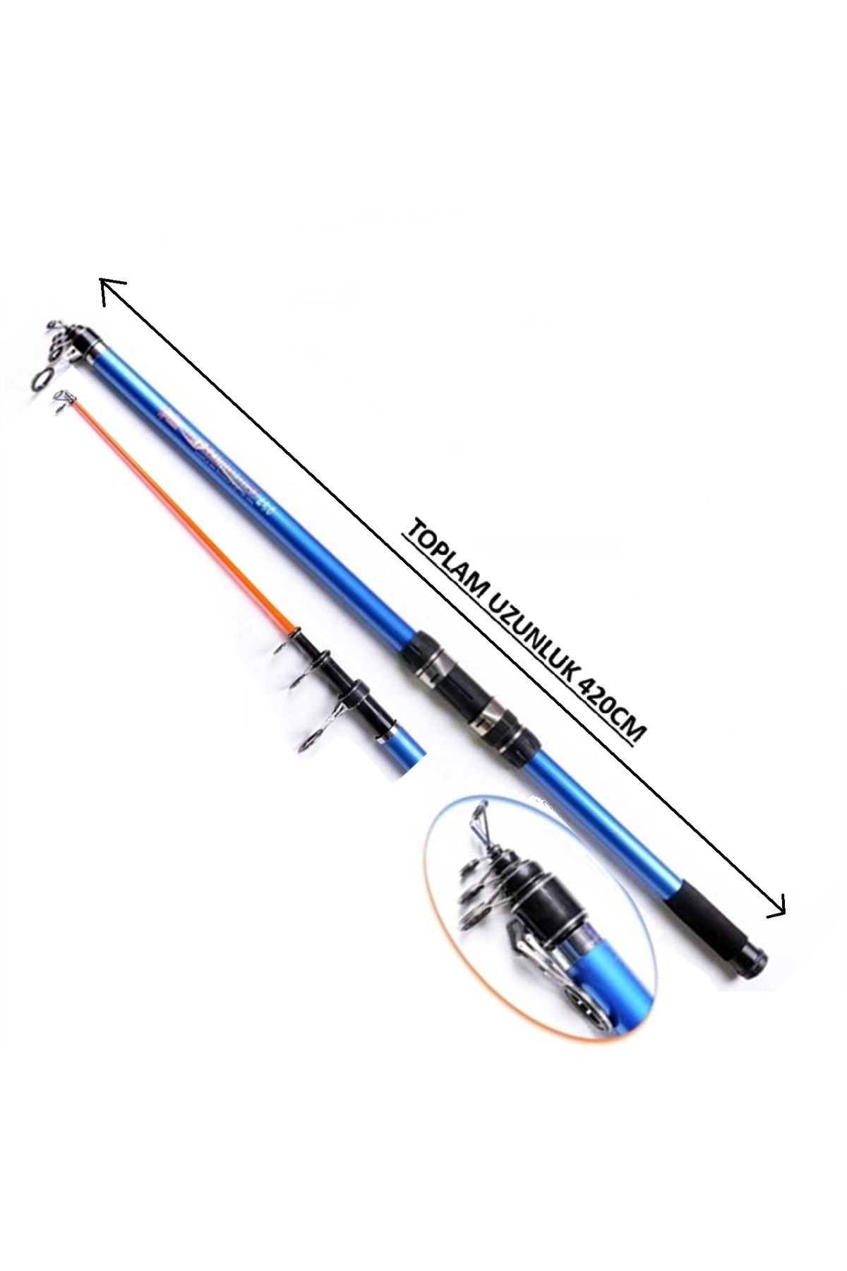 ست چوب ماهیگیری FIN 60 420M 50 100 گرم تیم ساحلی کپور حرفه ای Okuma