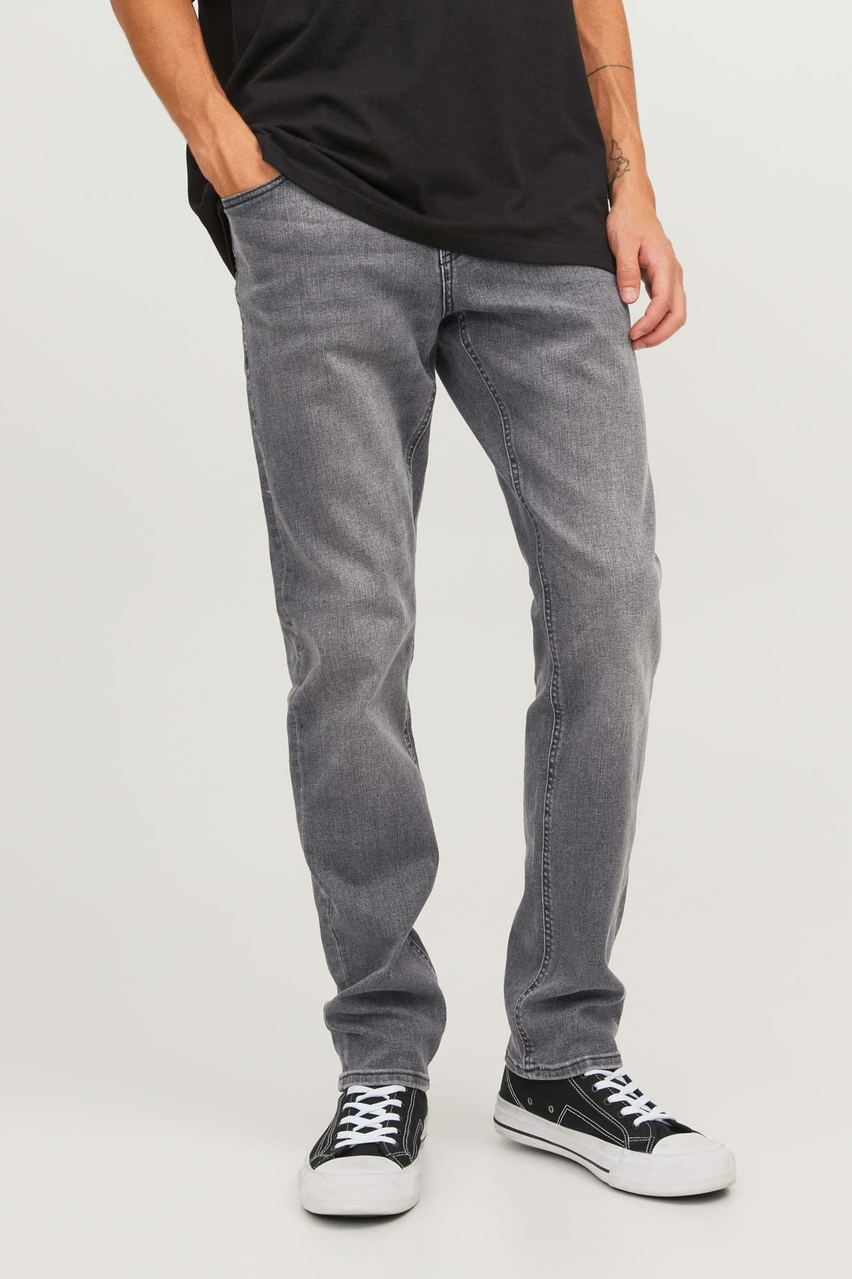 شلوار مردانه مشکی JJIGLENN JJORIGINAL SQ 34 جک اند جونز شلوار Jack & Jones
