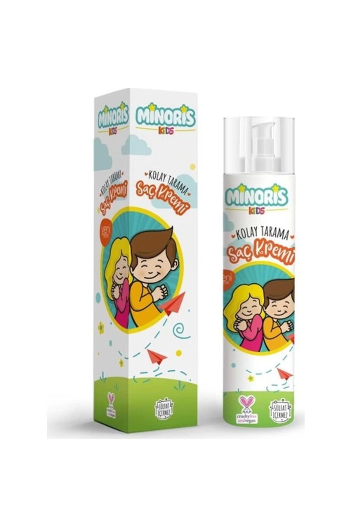 atesin online Kids Organik Kolay Tarama Saç Kremi 200Ml