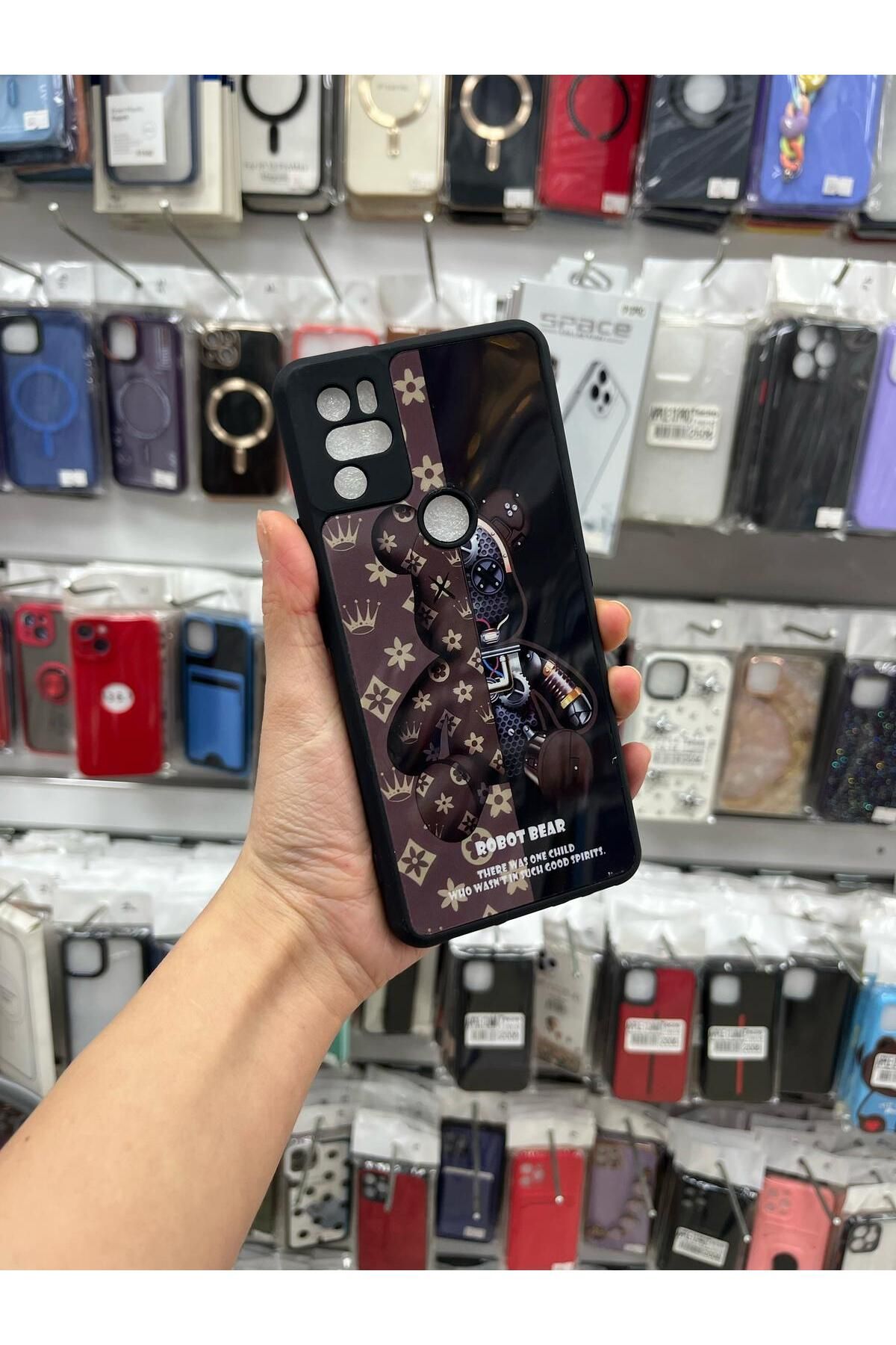 TECNOTREND Omix X500 / X300 Uyumlu Parlak Desenli Sert Silikon Kılıf