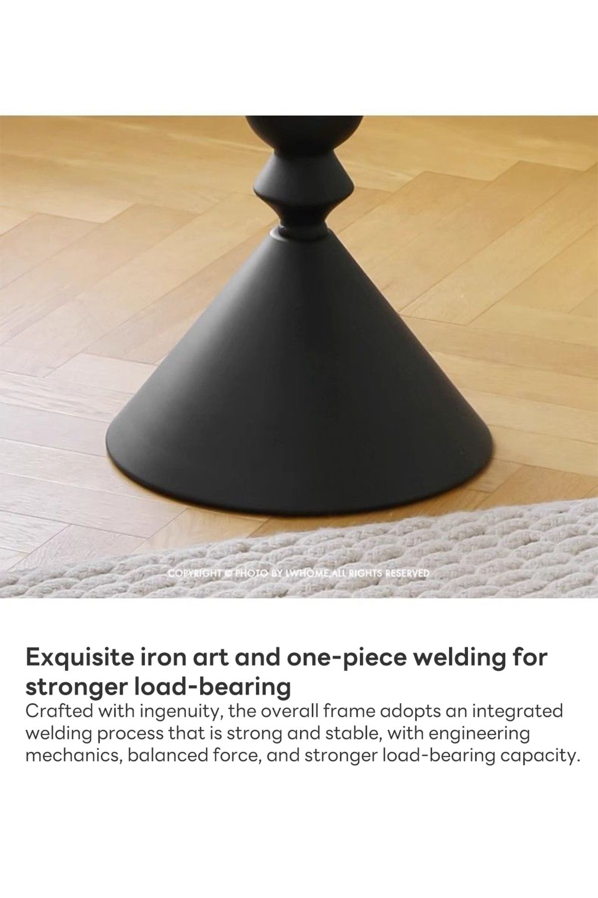 sharpdo-Ins Style Sofa Side Table Coffee Table, Mini Small Round Table Removable 28*40*58CM 5