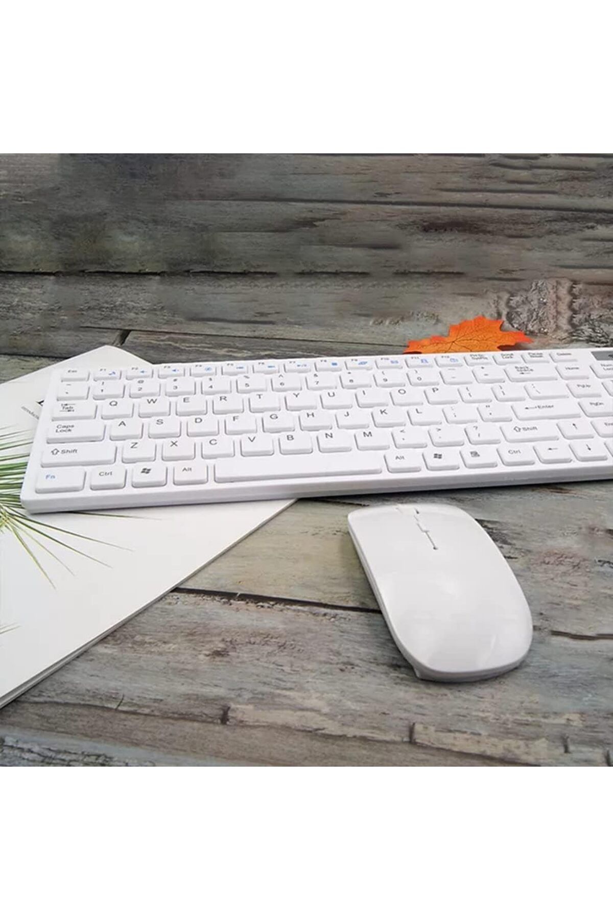 COOYA-2.4G Wireless Keyboard and Mouse Combo, Silent Ultra-Thin Design, 1000 DPI Adjustable, for Windows 6