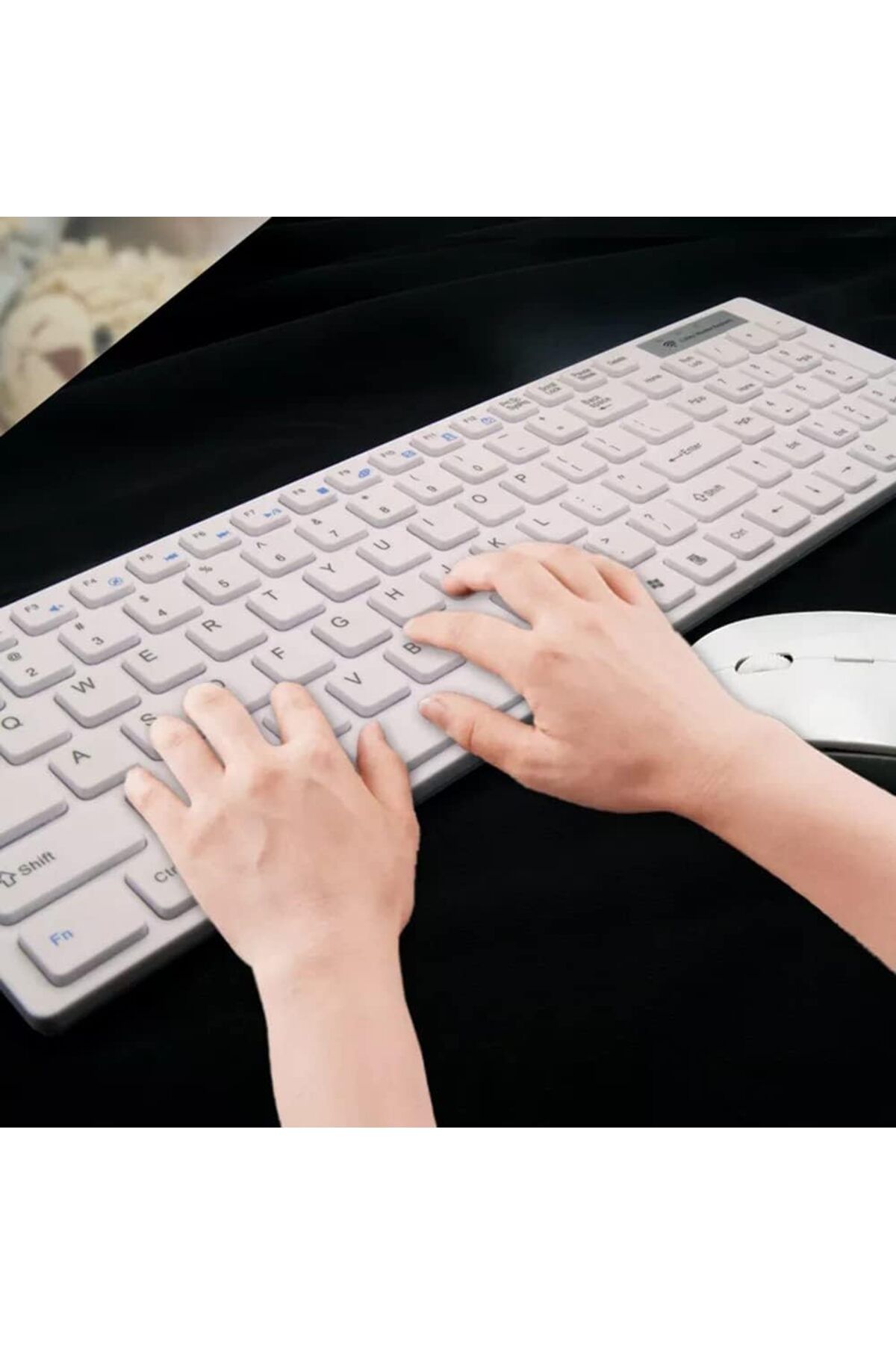 COOYA-2.4G Wireless Keyboard and Mouse Combo, Silent Ultra-Thin Design, 1000 DPI Adjustable, for Windows 5