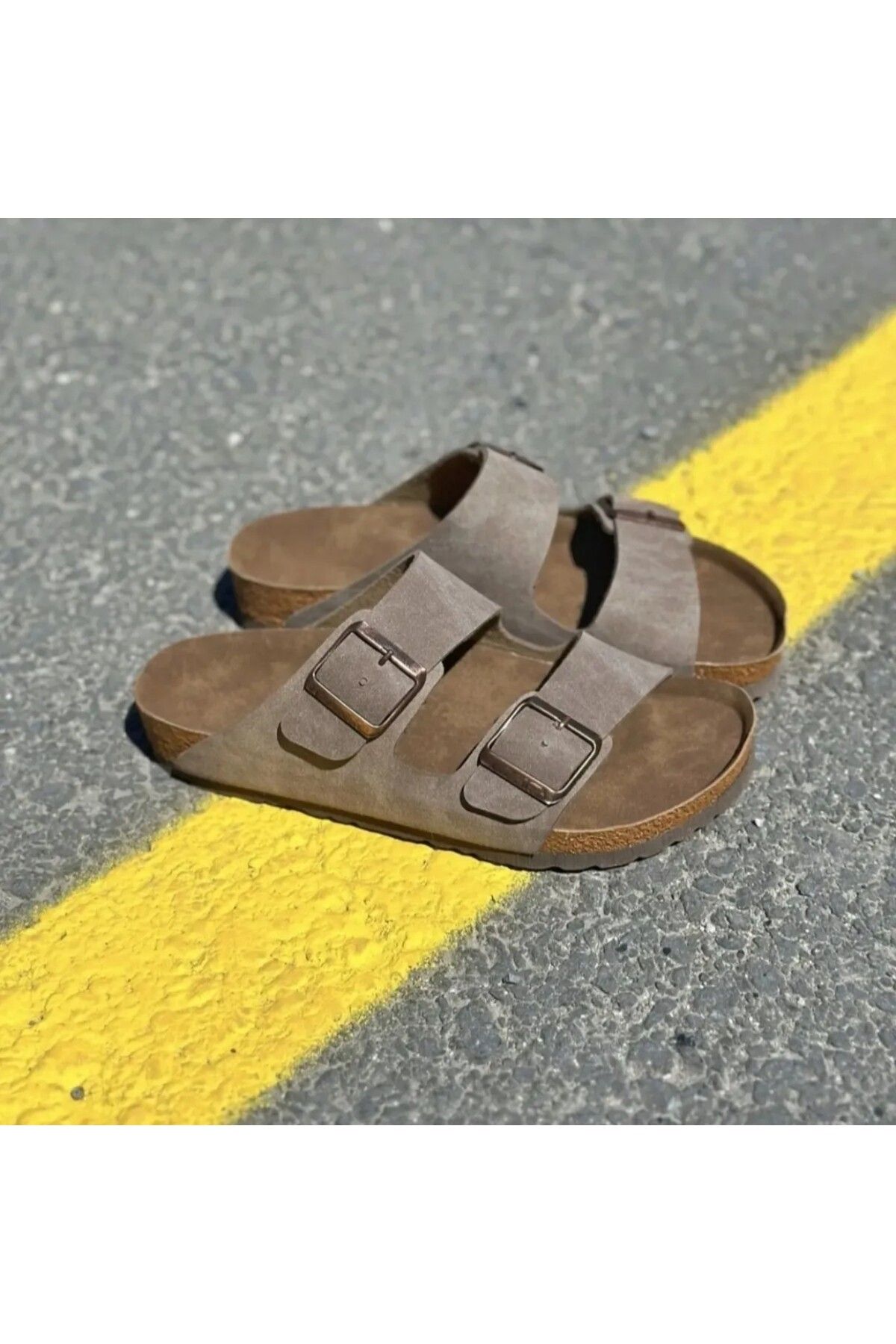 WOSSE-Double buckle mushor sole unisex slippers 2