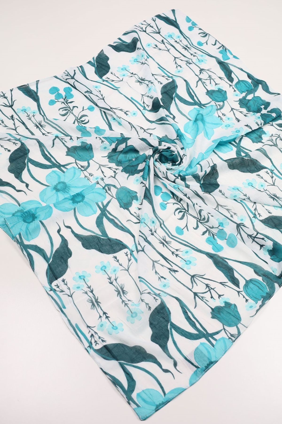 Modakaşmir-Patterned Bamboo Scarf - Pattern-07 - Color-04 1