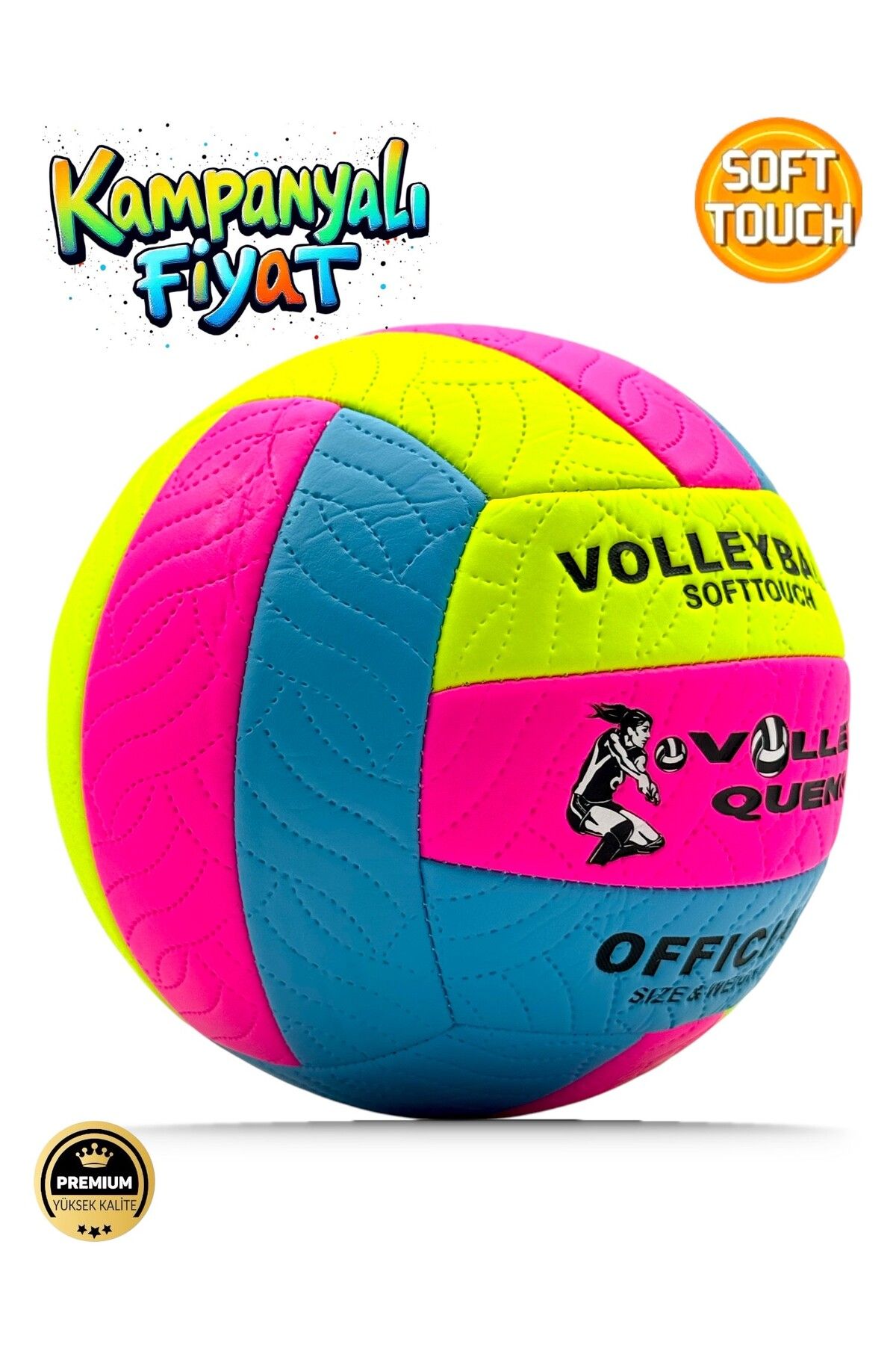 İMVULA-Soft Volleyball Ball - for Indoor and Outdoor Use 1