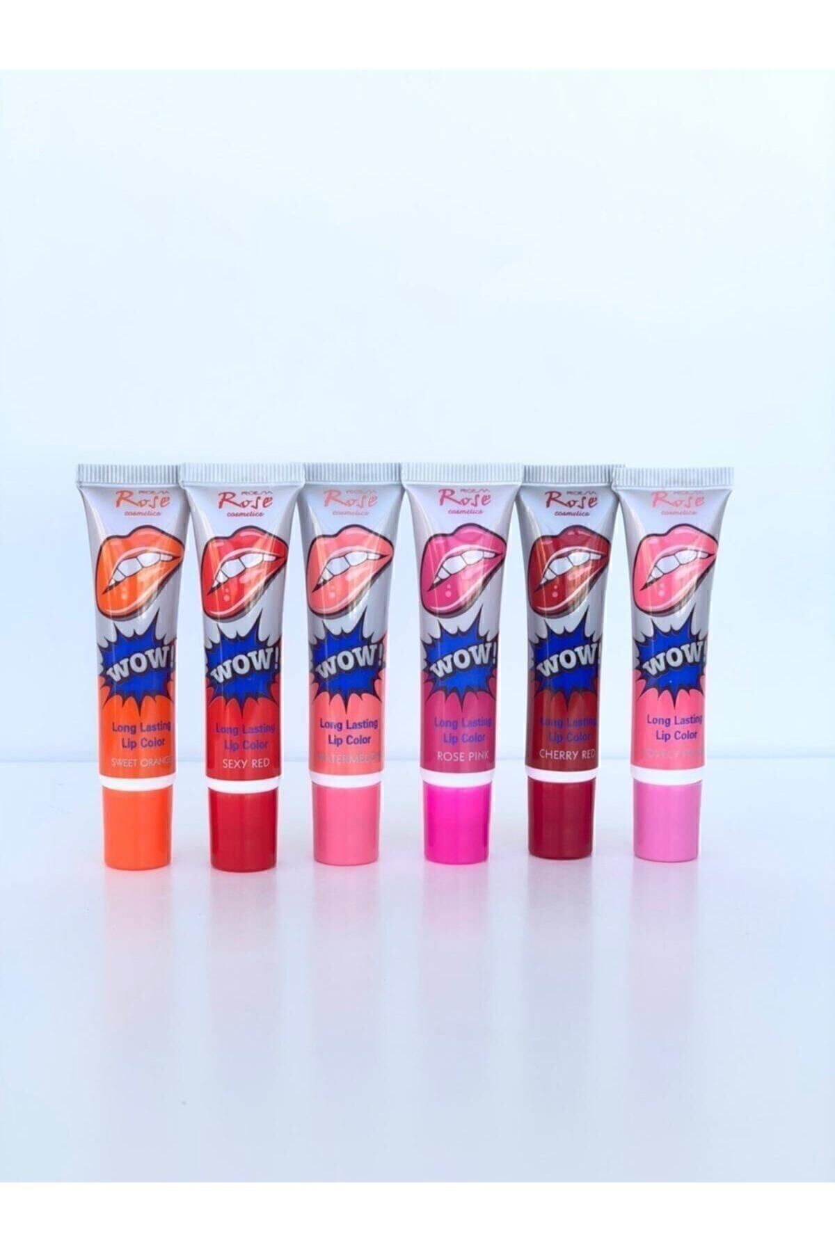 mazhar-Rose Permanent Peelable 6-Piece Lipstick Series 2