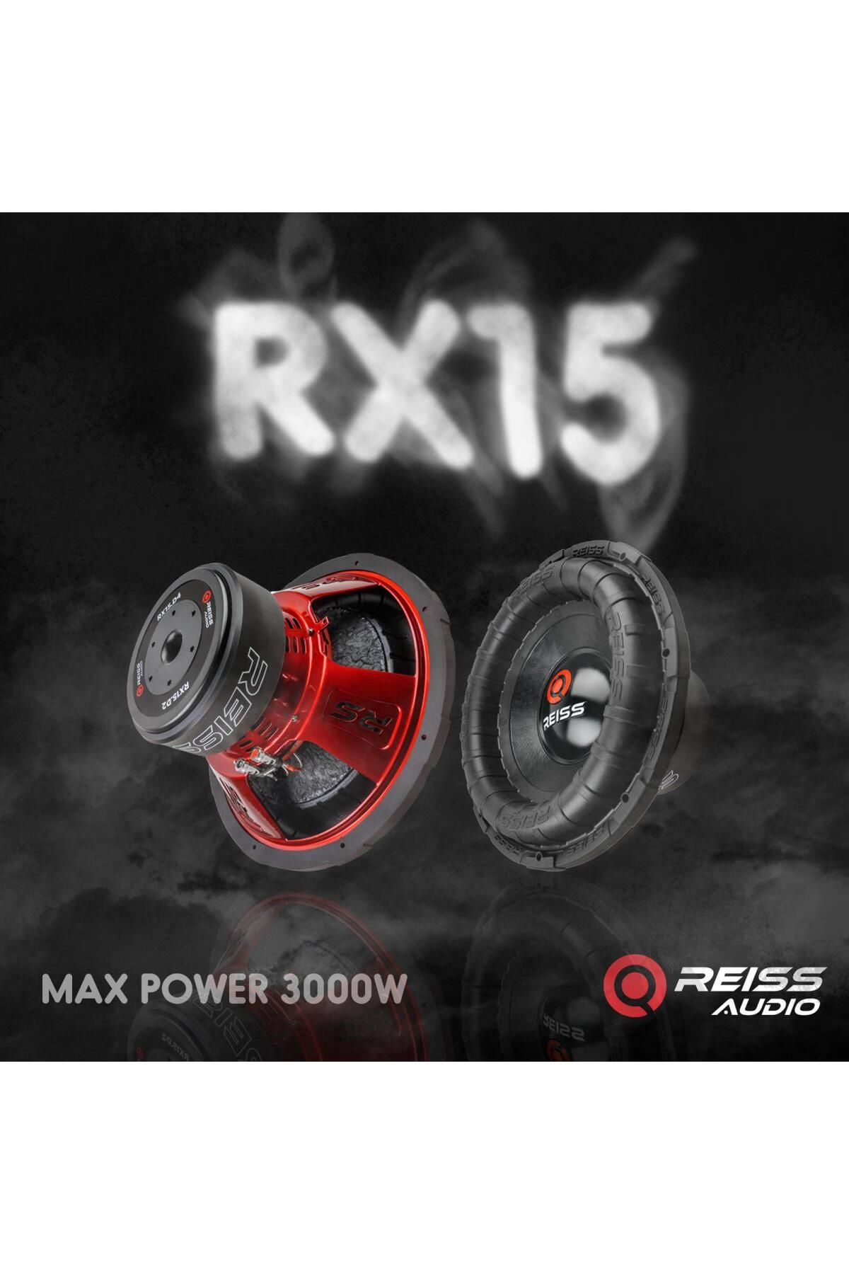 RS-RX15.D2 38 CM SUBWOOFER BAS 2 OHM 3000 WATT MAXİMUM POWER ÇİFT BOBİNLİ - 3