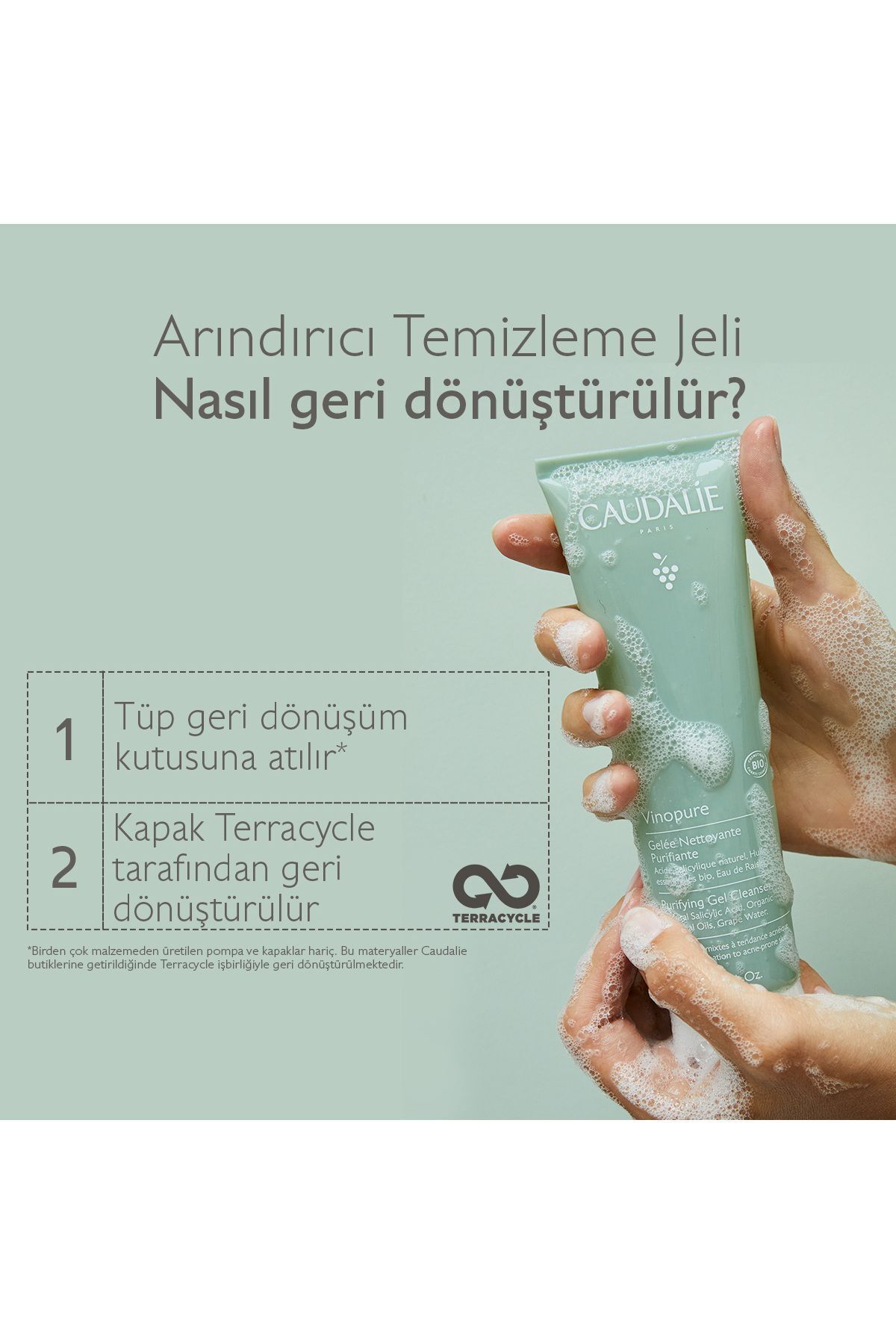 Vinopure Nettoyante Purifiante ژل 150 میلی لیتر 2 عدد Caudalie