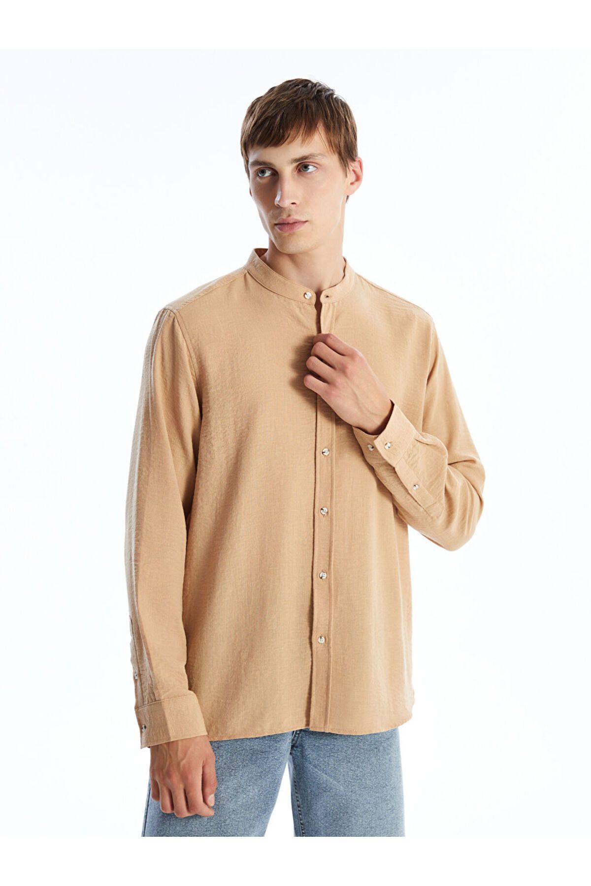 LC Waikiki LCW Regular Fit Uzun Kollu Erkek Gömlek