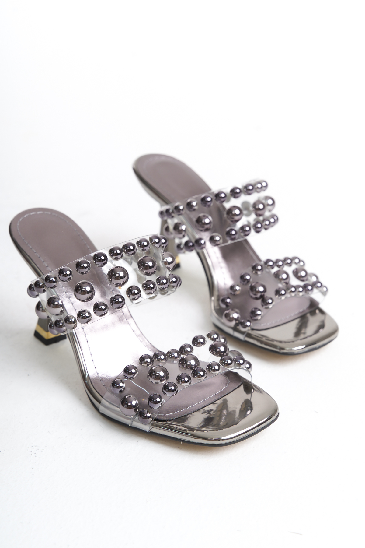 EREN POLAT ŞEFAF BONCUK KAPLAMALI SANDALETFiyatı, Yorumları - Trendyol