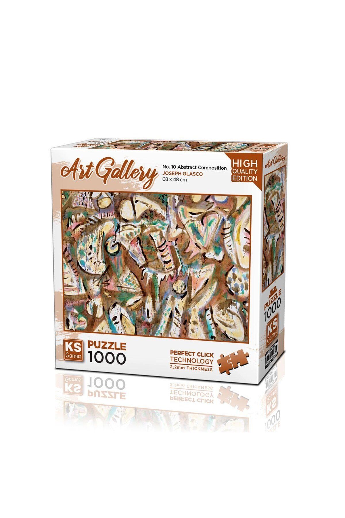 Ks Puzzle 20663 No.10 Abstract Composition 1000 Parça Puzzle