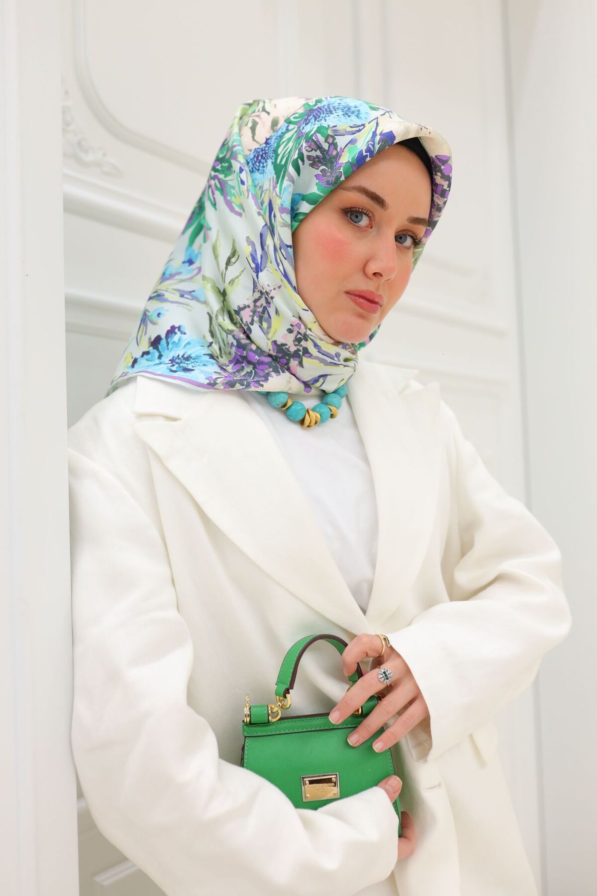 SİLKHOMEE-Silhome Twill Scarf 1