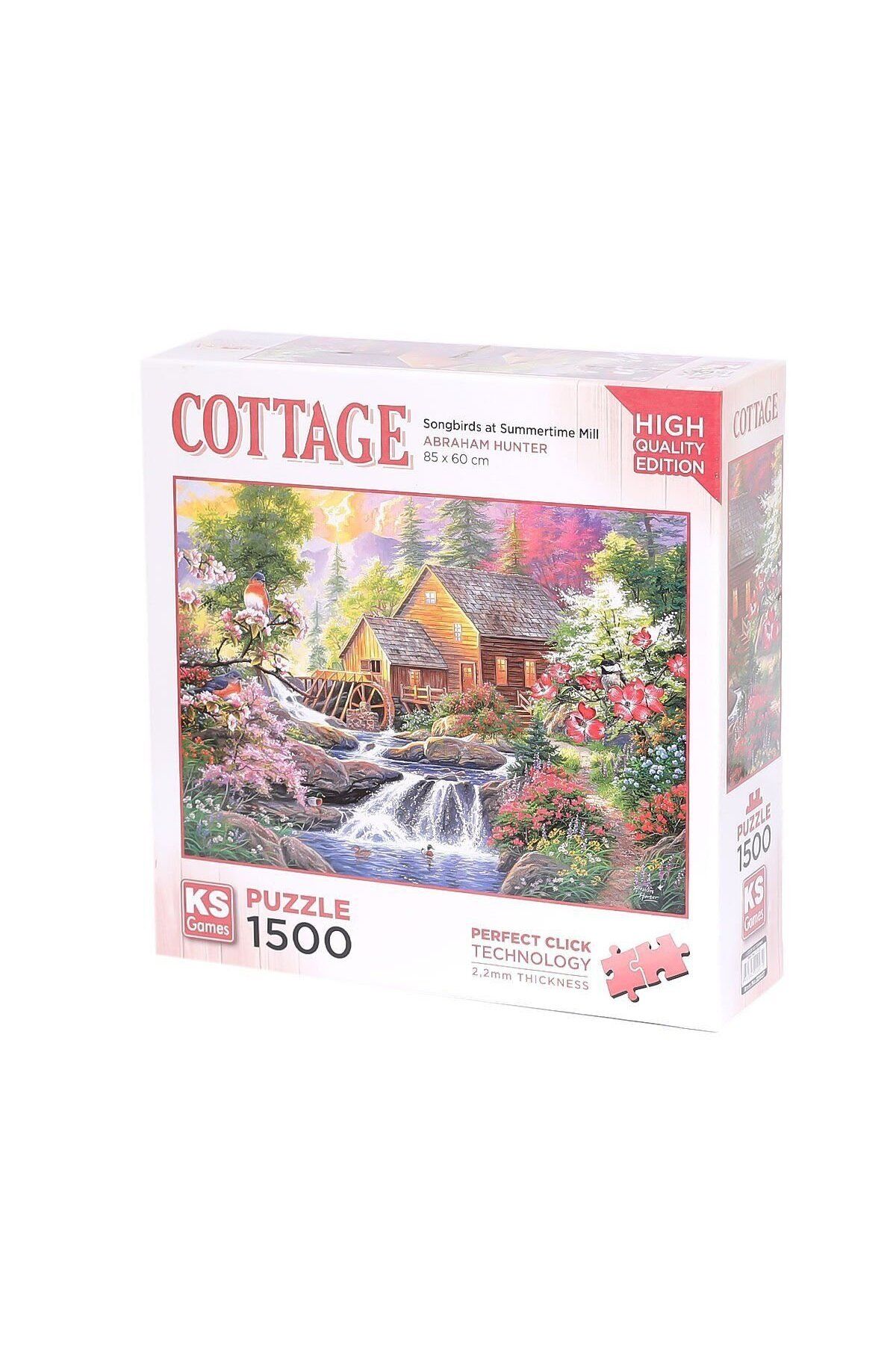 Ks Puzzle 22027 Songbirds at Summertime Mill 1500 Parça Puzzle -KS Puzzle