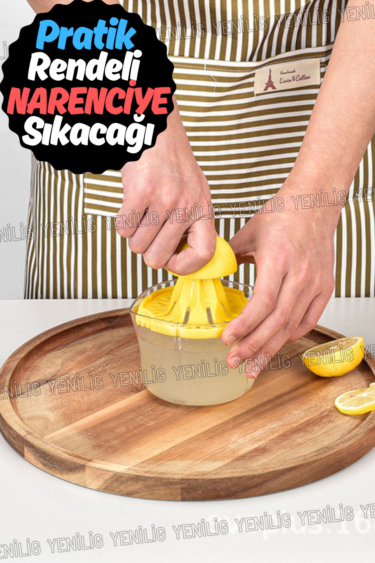 Yenilig-4-in-1 Citrus Juicer with Grater – Practical Solution for Lemons, Oranges, Grapefruits 4