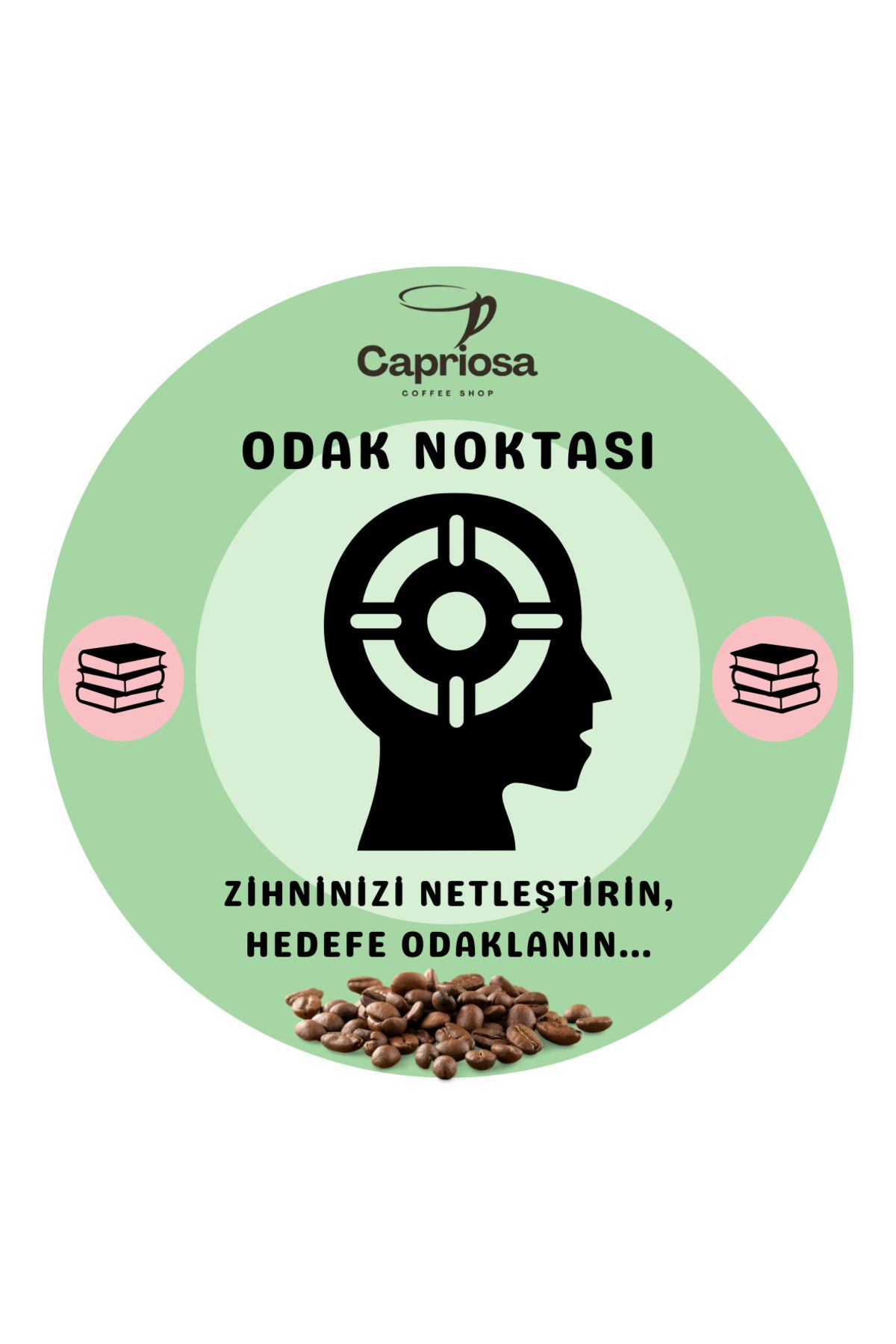 Capriosa Coffee ODAKLANMAYI ARTIRAN KAHVE (ODAK NOKTASI) 250 GR.