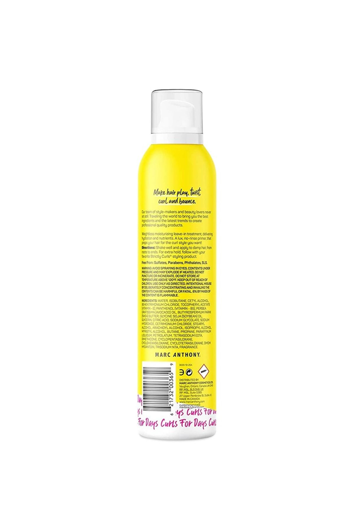 MARC ANTHONY-Strictly Curls - 7 In 1 Leave-In Treatment Foam - 210Ml 2