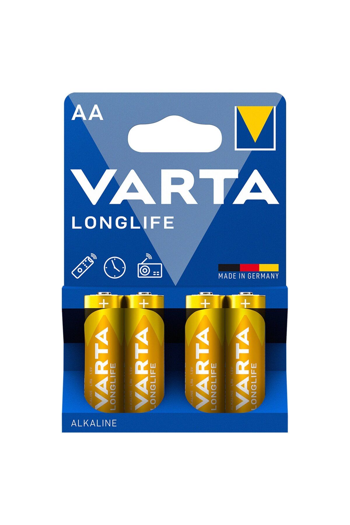 Varta Longlife AA Kalem Pil 4'lü Paket (Alkalin)