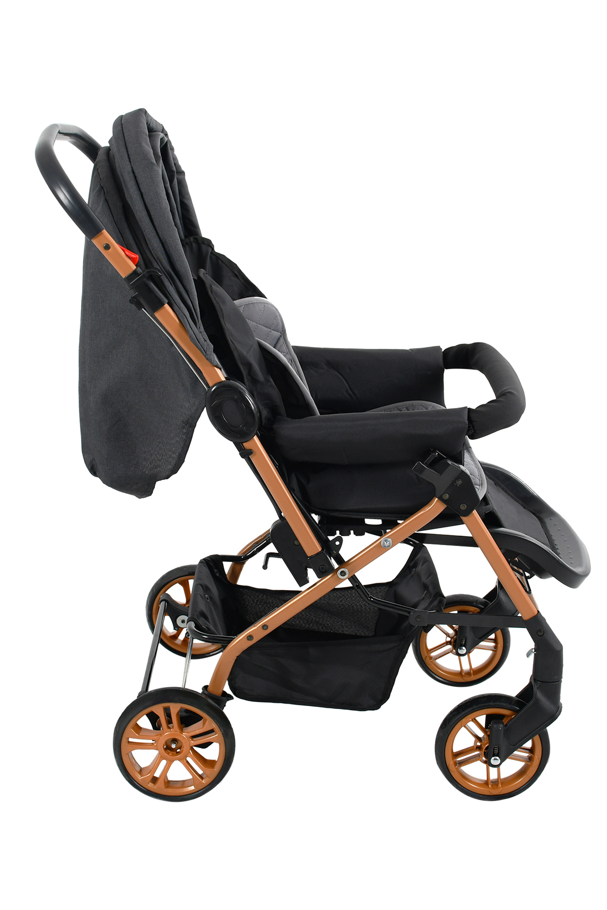 Mamma King Çift Yönlü Bebek Arabası + Ayak Örtüsü ve Yağmurluk fotoğrafı 5 (önizleme)